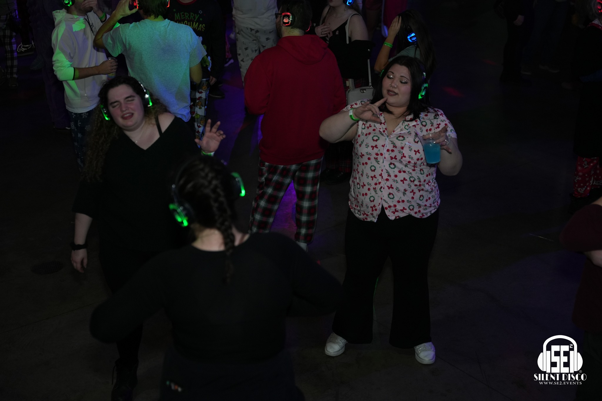 SE2 Silent Disco guests at Buffalo RiverWorks in Buffalo.