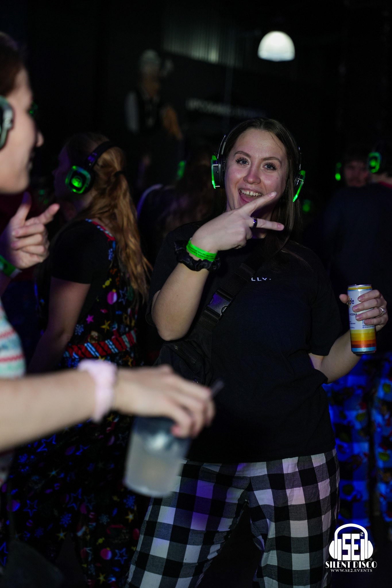 SE2 Silent Disco guests at Buffalo RiverWorks in Buffalo.