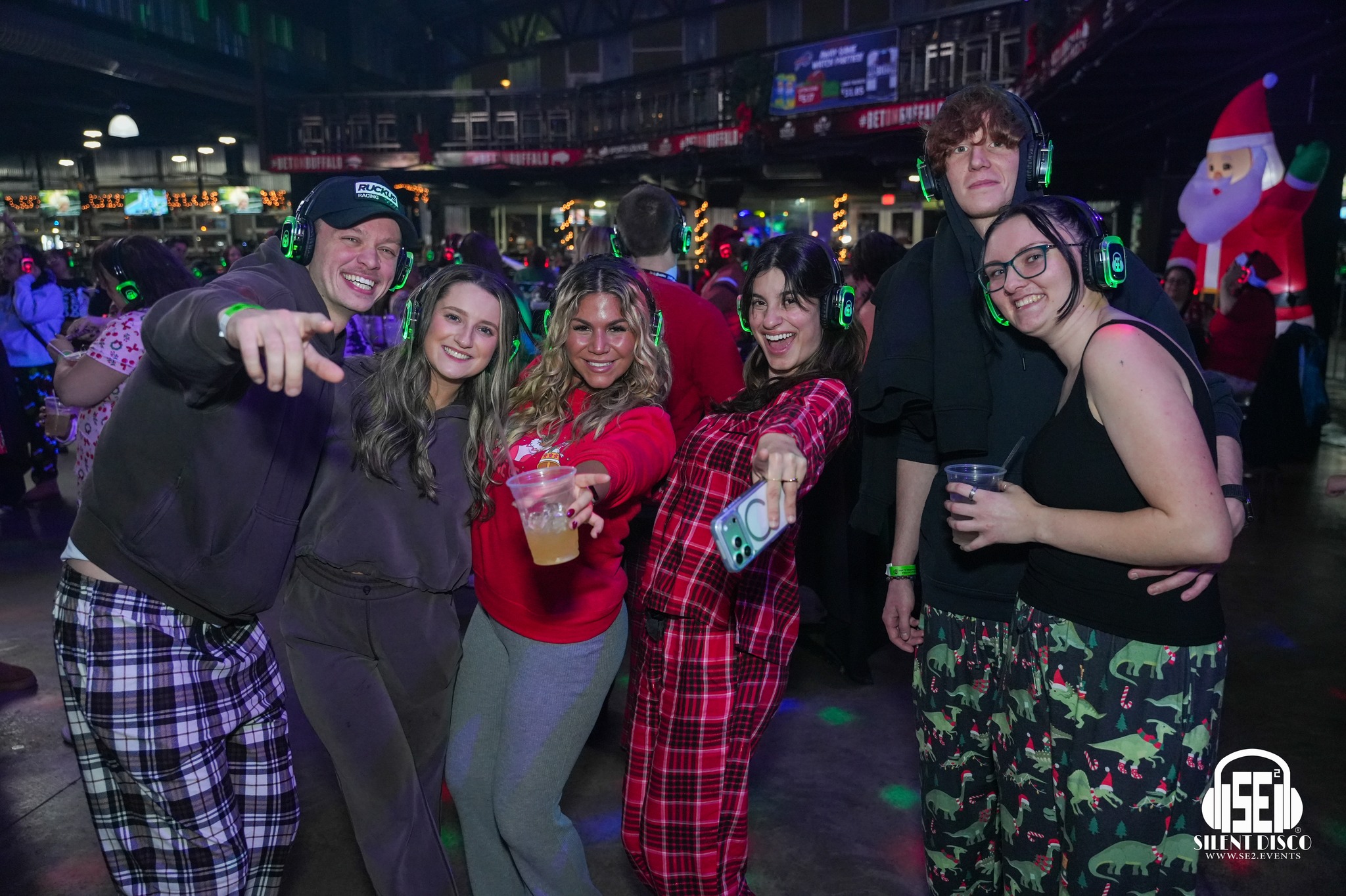 SE2 Silent Disco guests at Buffalo RiverWorks in Buffalo.