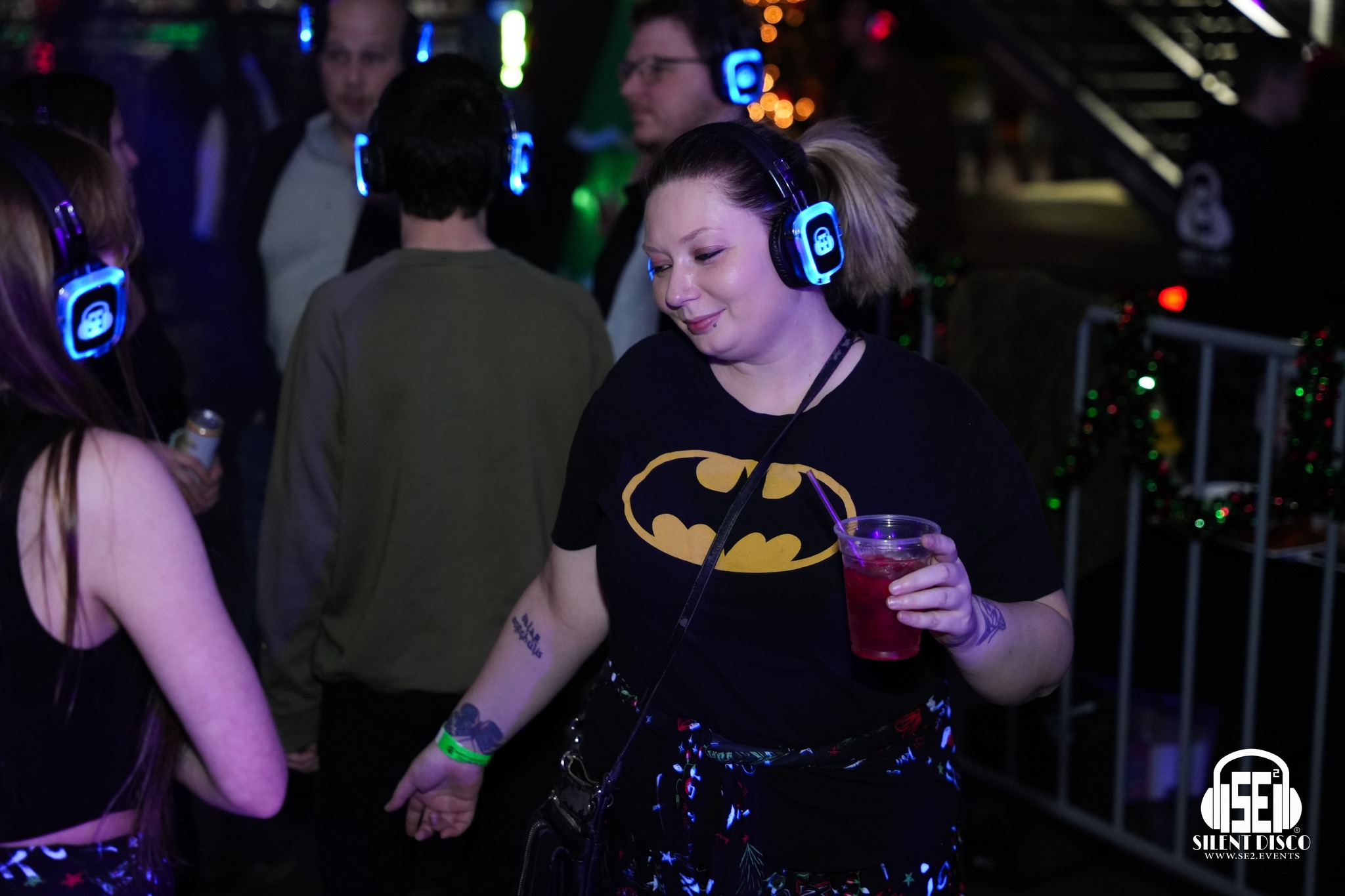 SE2 Silent Disco guests at Buffalo RiverWorks in Buffalo.