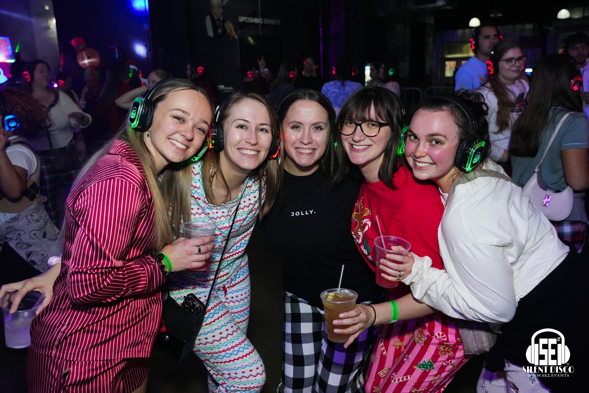 SE2 Silent Disco guests at Buffalo RiverWorks in Buffalo.