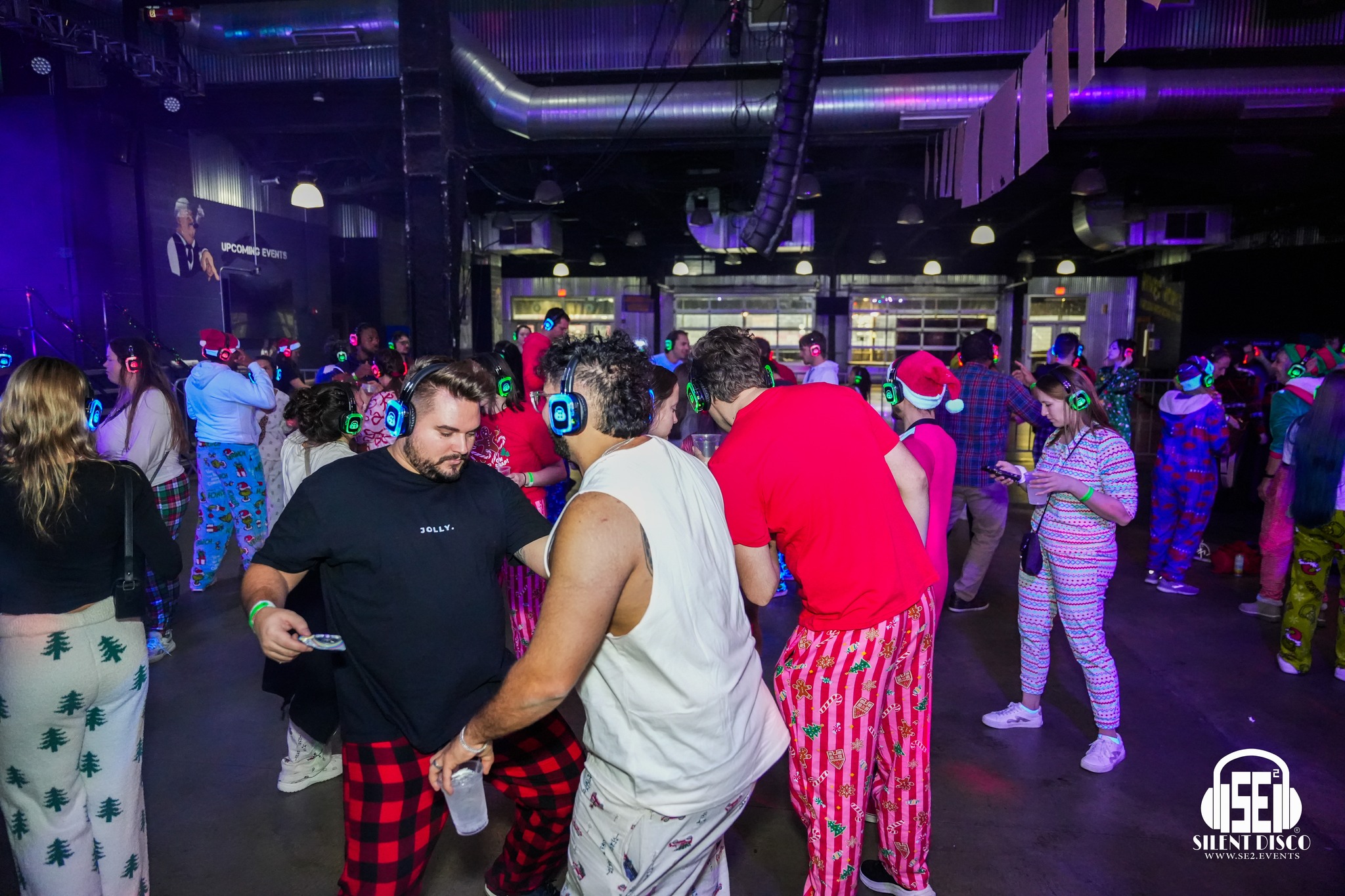 SE2 Silent Disco guests at Buffalo RiverWorks in Buffalo.