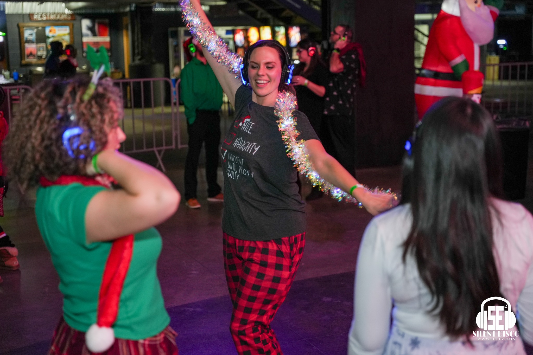 SE2 Silent Disco guests at Buffalo RiverWorks in Buffalo.
