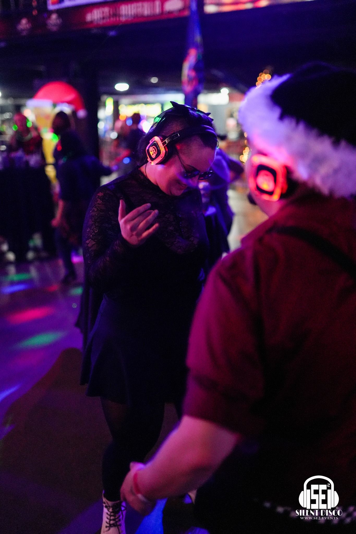 SE2 Silent Disco guests at Buffalo RiverWorks in Buffalo.