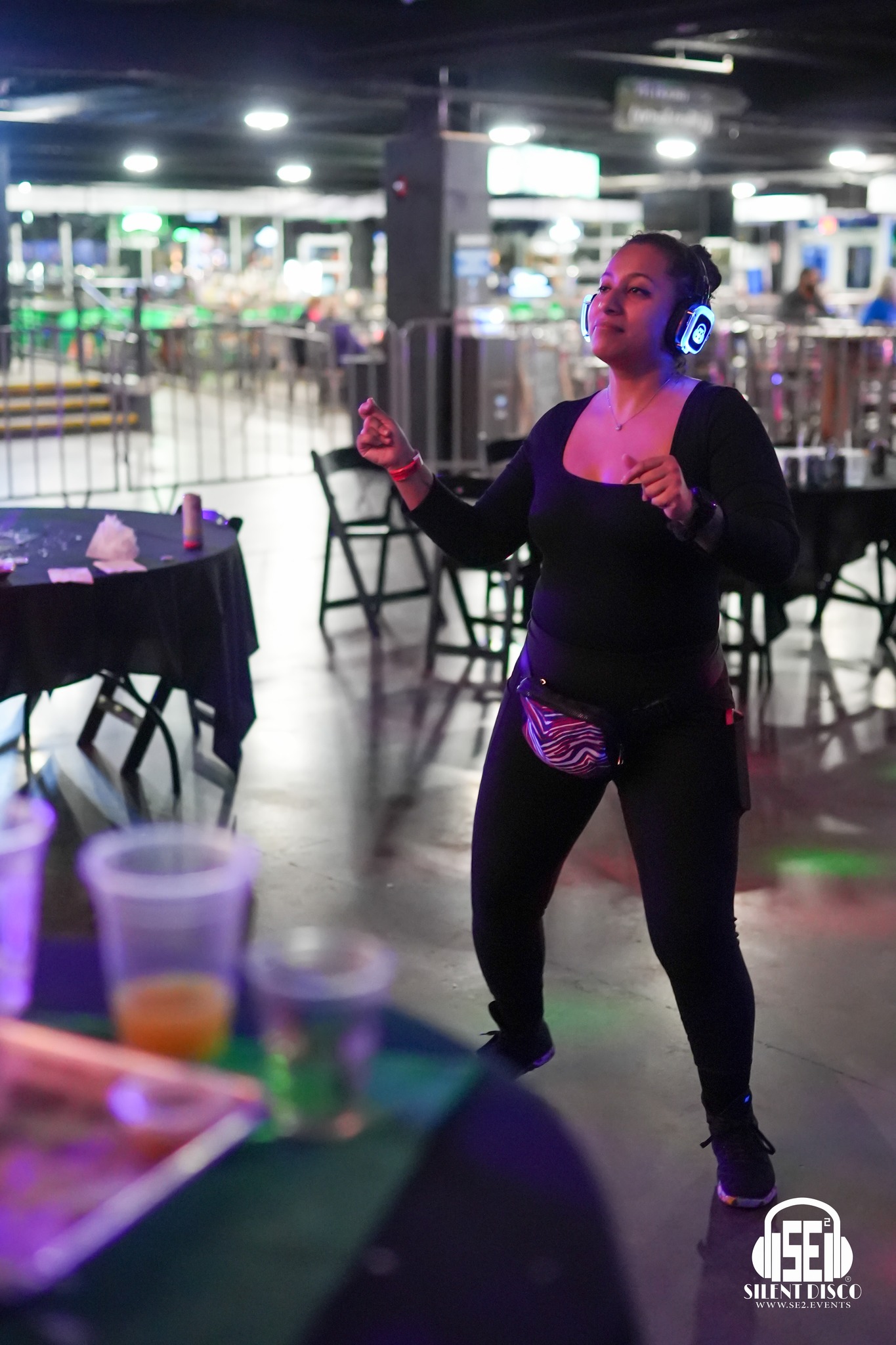 SE2 Silent Disco guests at Buffalo RiverWorks in Buffalo.