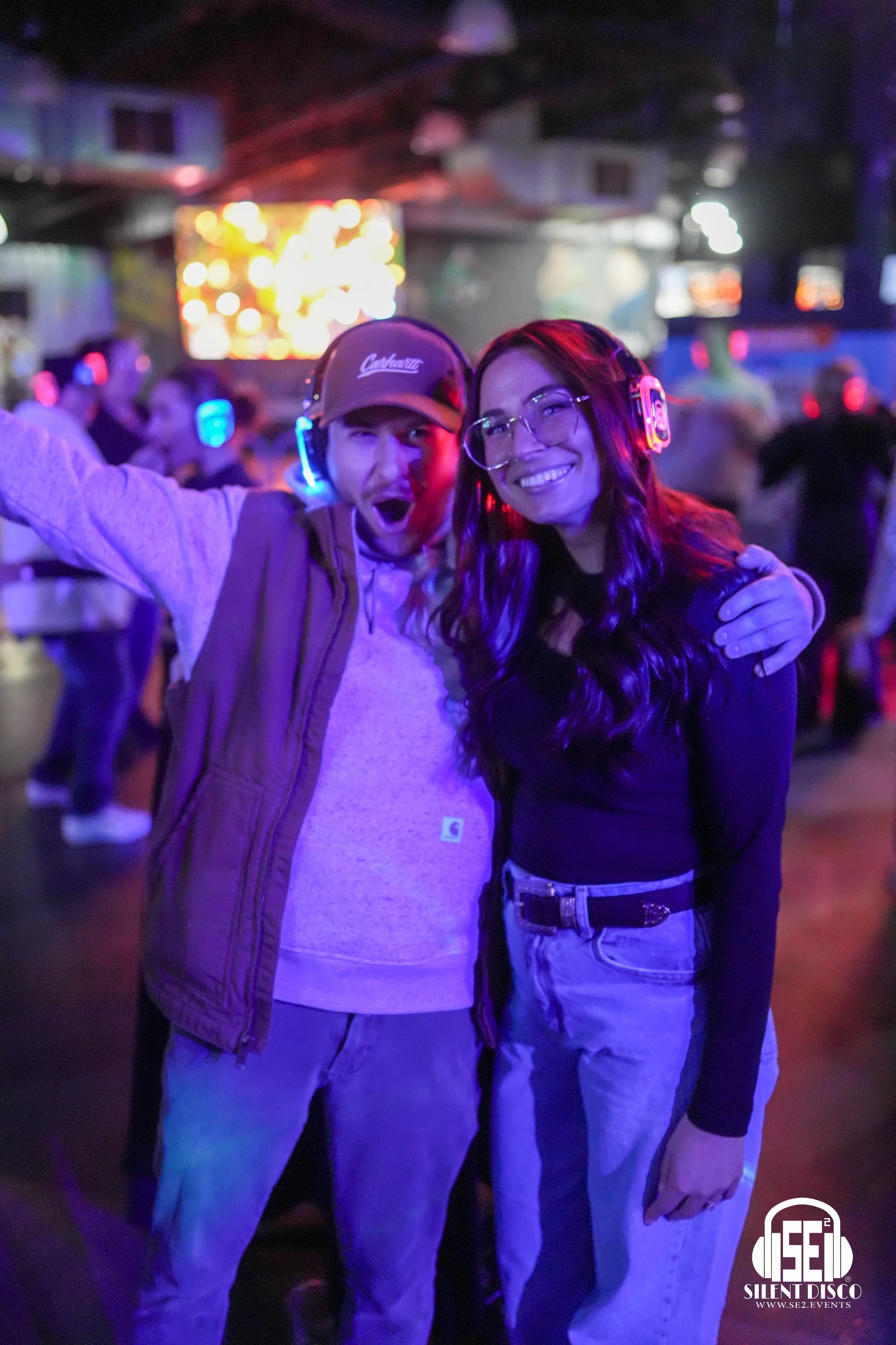 SE2 Silent Disco guests at Buffalo RiverWorks in Buffalo.