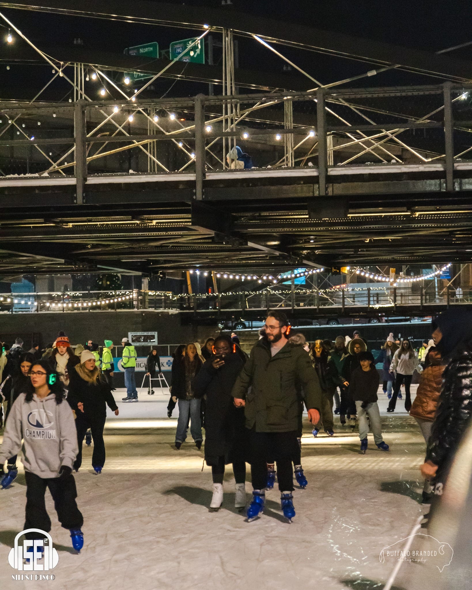 SE2 Silent Disco guests at Canalside in Buffalo.