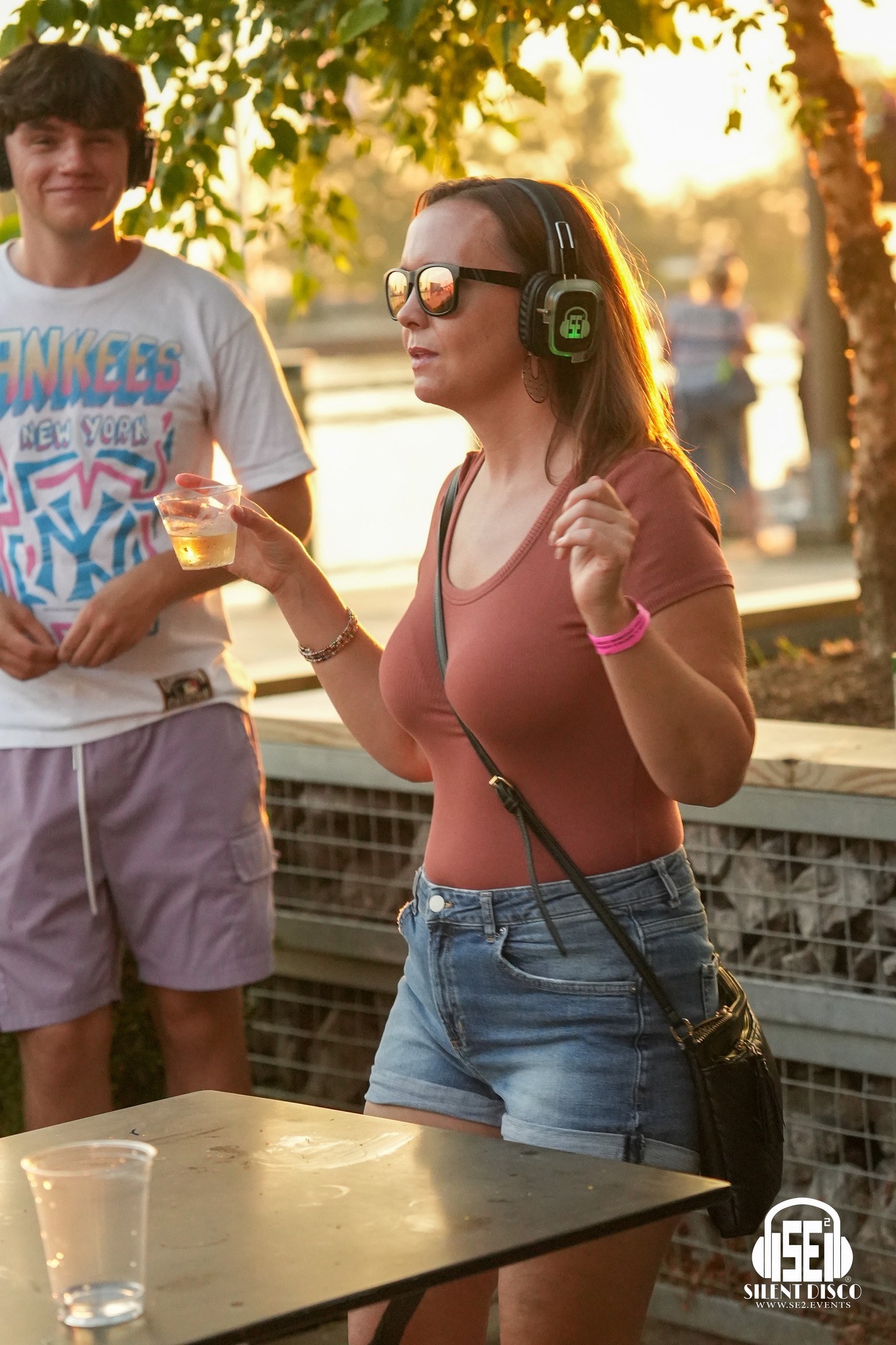 SE2 Silent Disco guests at Canalside in Buffalo.