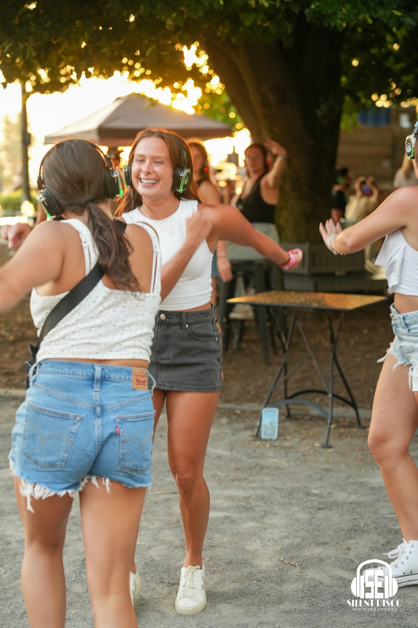 SE2 Silent Disco guests at Canalside in Buffalo.