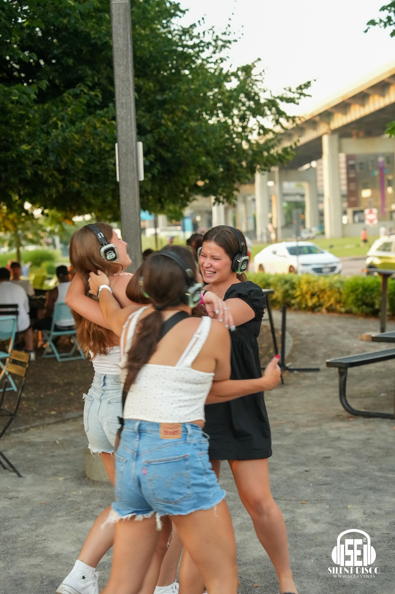 SE2 Silent Disco guests at Canalside in Buffalo.