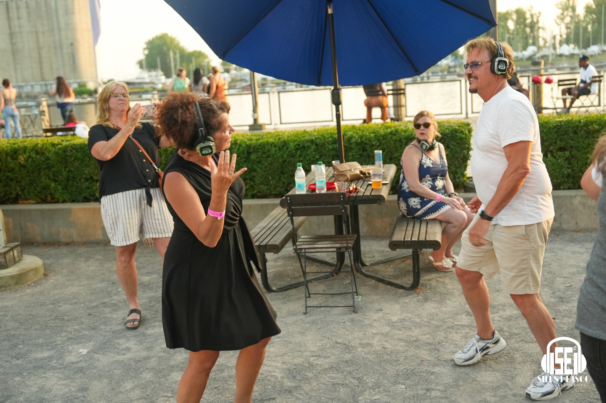 SE2 Silent Disco guests at Canalside in Buffalo.