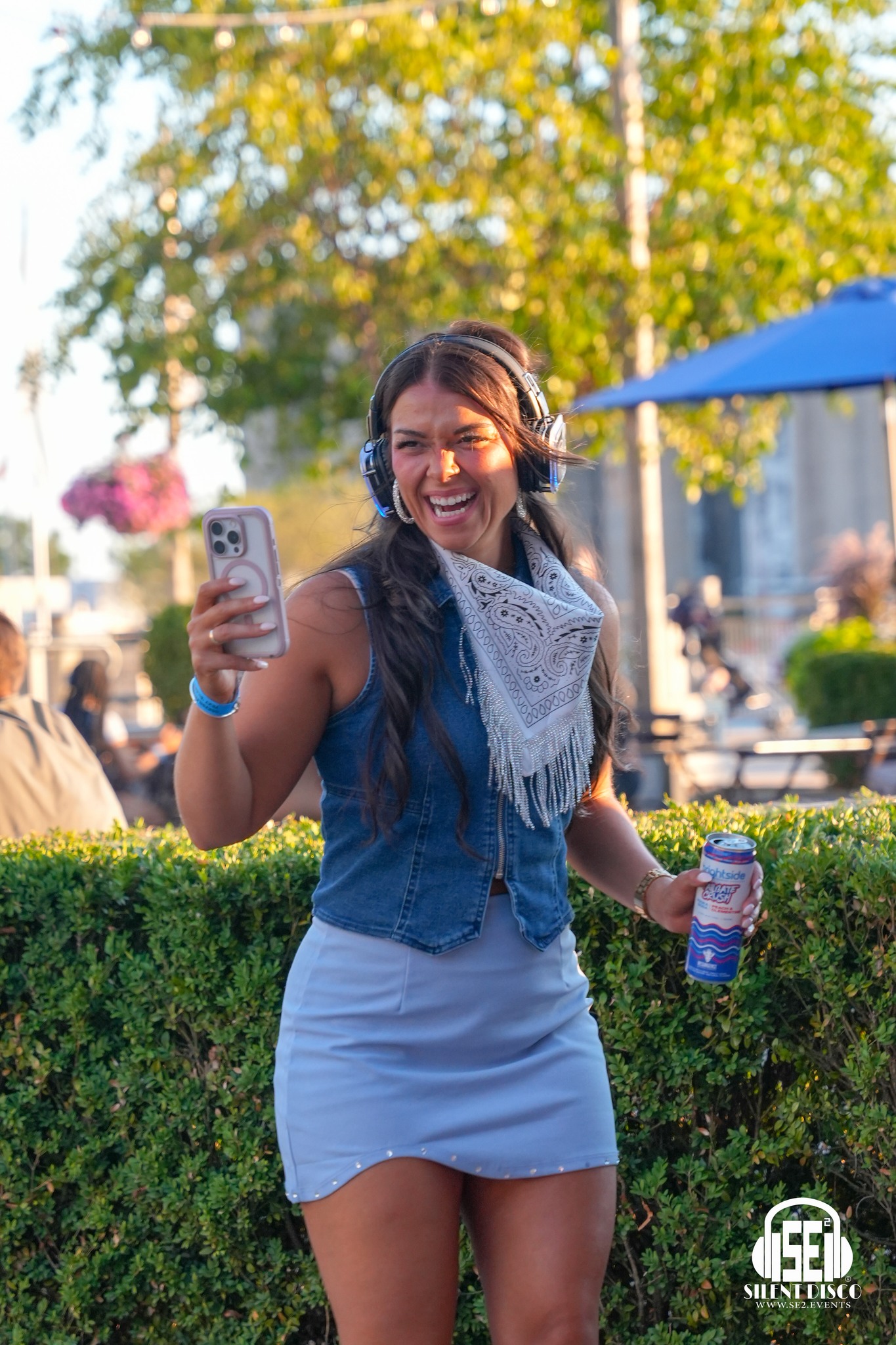 SE2 Silent Disco guests at Canalside in Buffalo.