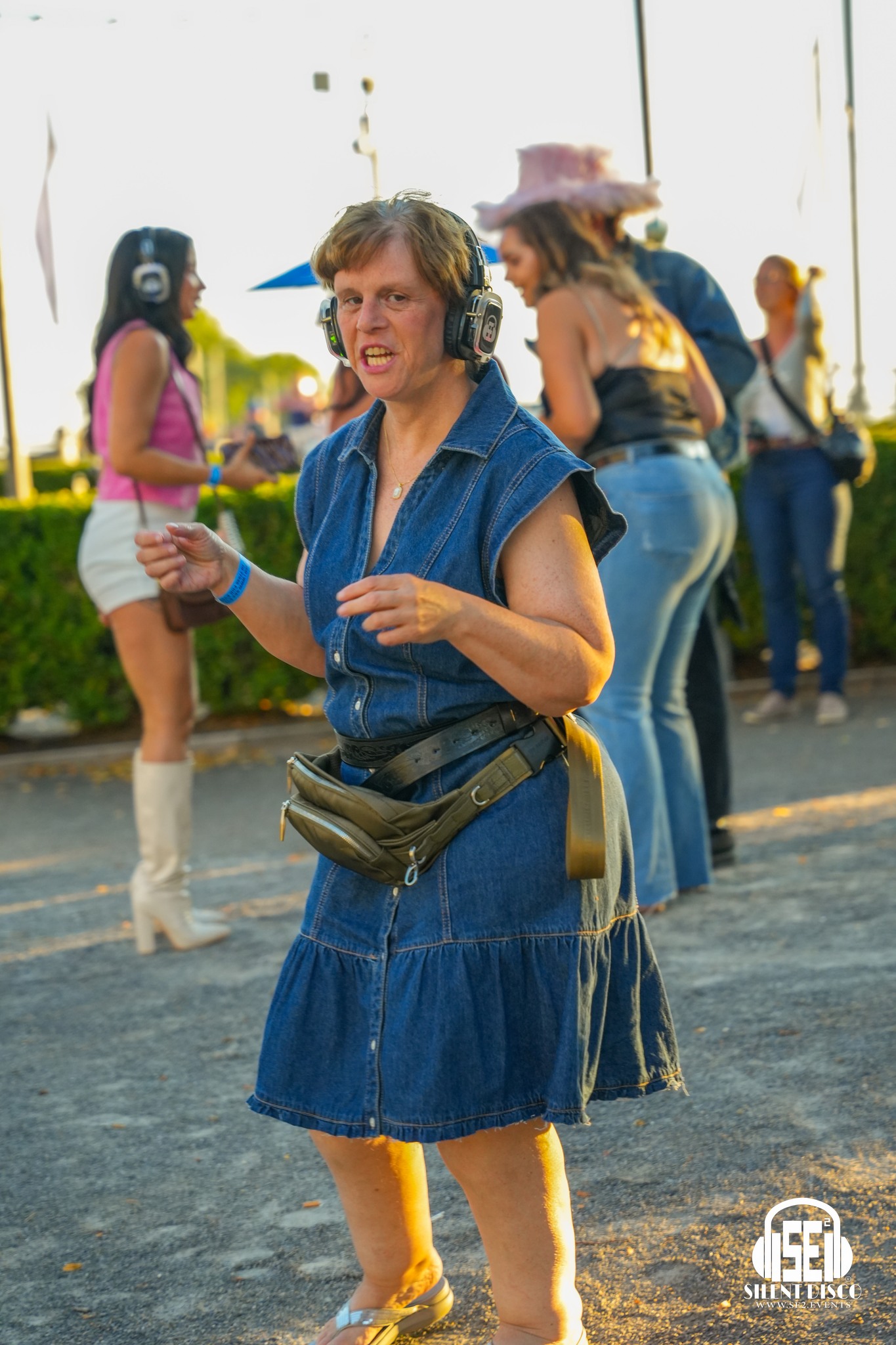 SE2 Silent Disco guests at Canalside in Buffalo.