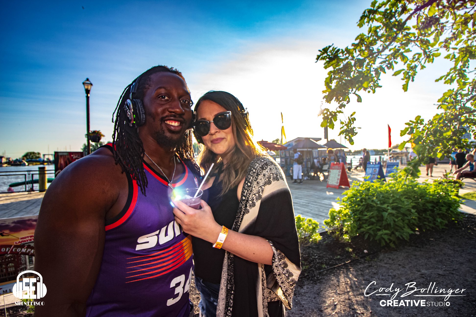 SE2 Silent Disco guests at Canalside in Buffalo.