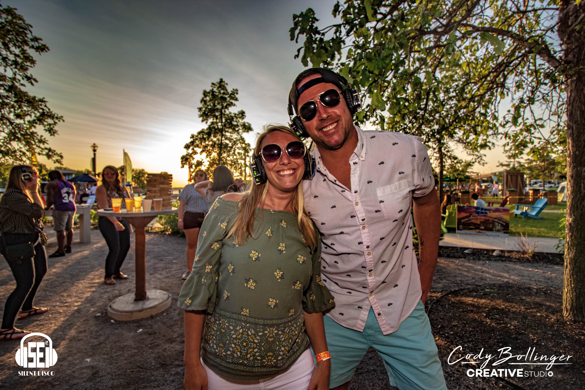 SE2 Silent Disco guests at Canalside in Buffalo.