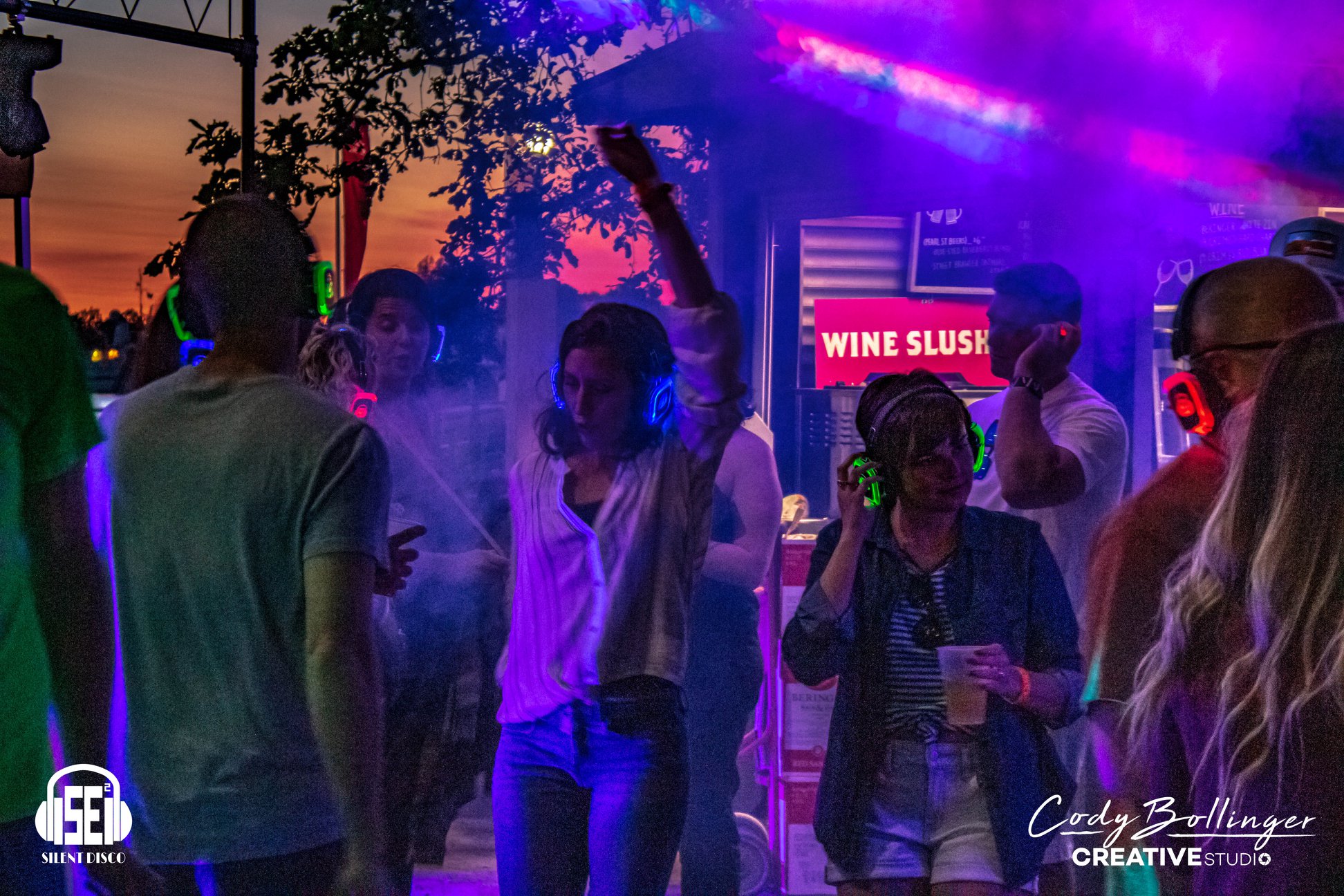 SE2 Silent Disco guests at Canalside in Buffalo.
