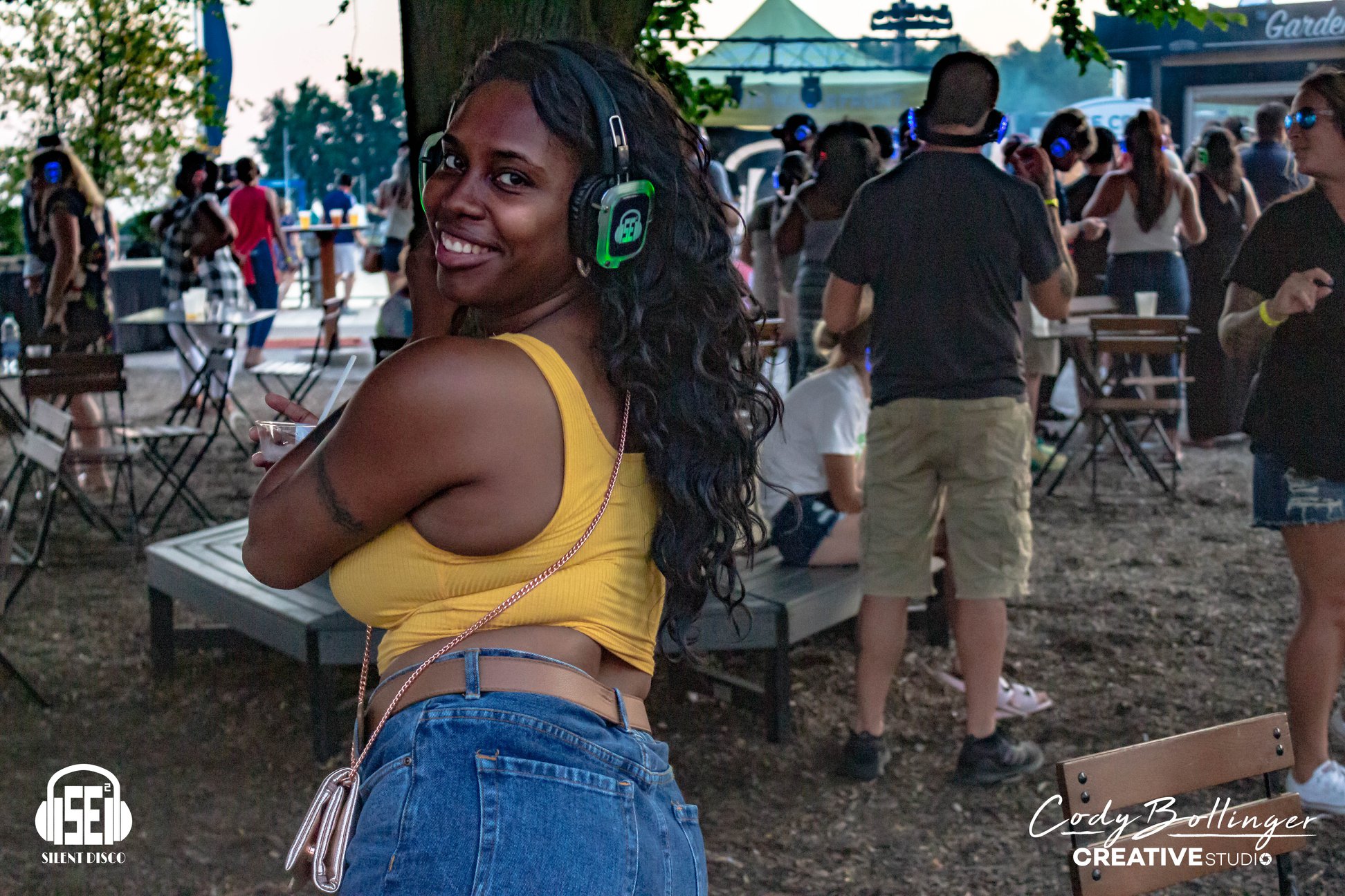 SE2 Silent Disco guests at Canalside in Buffalo.
