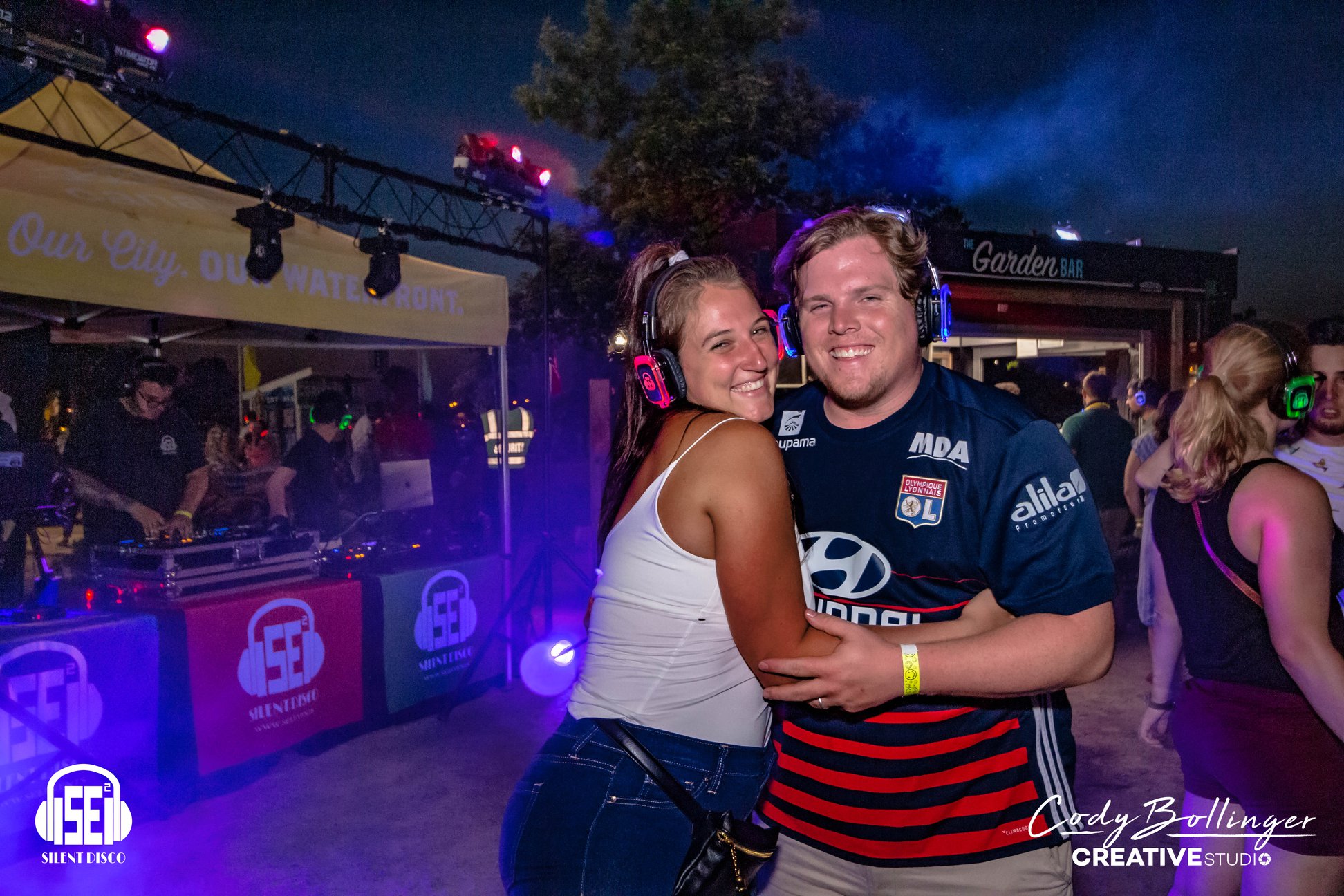SE2 Silent Disco guests at Canalside in Buffalo.
