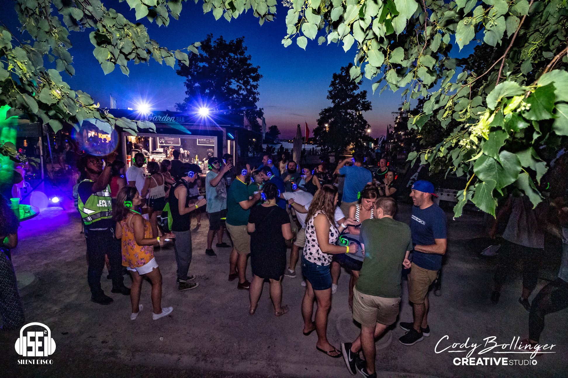 SE2 Silent Disco guests at Canalside in Buffalo.