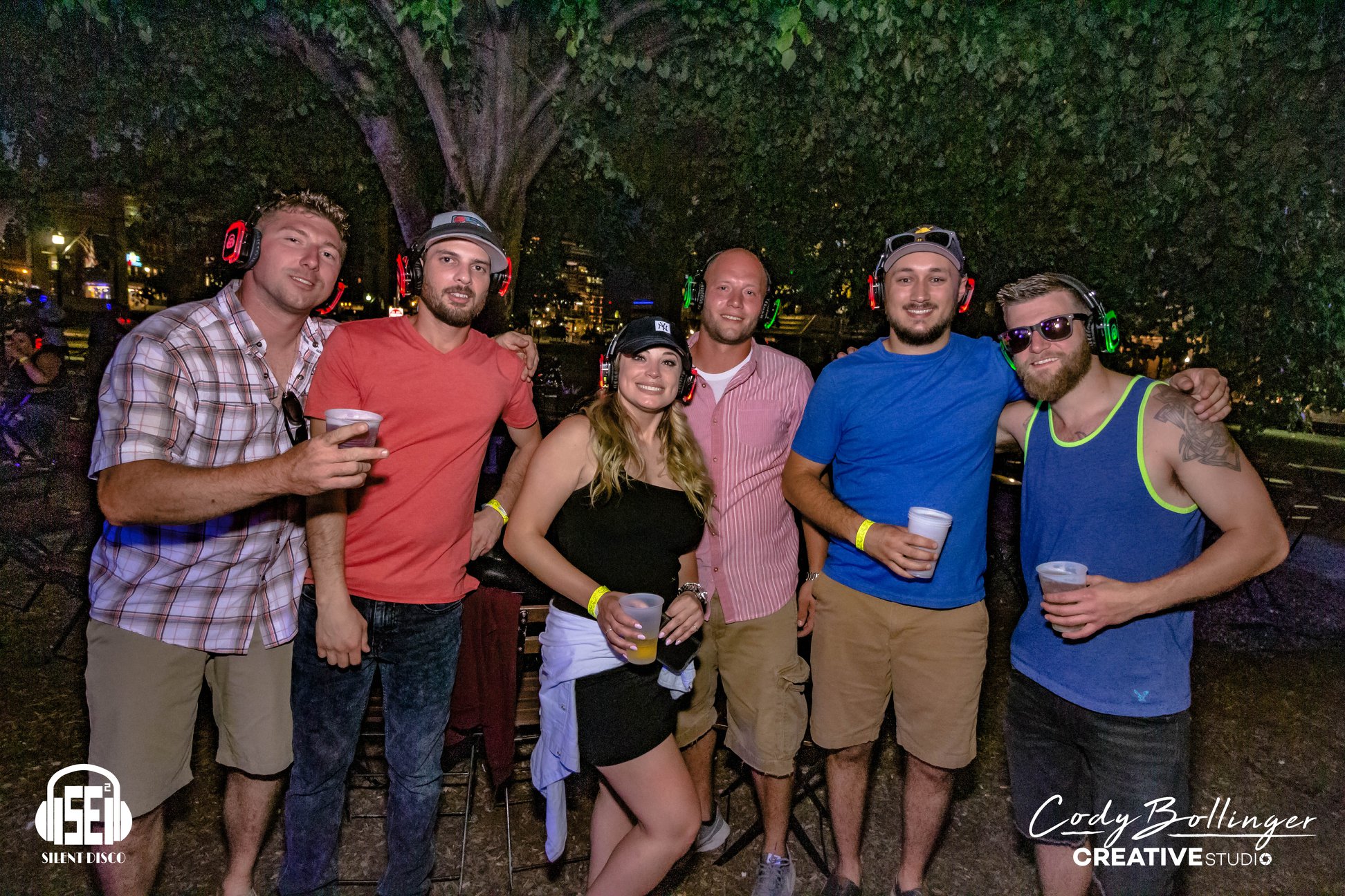 SE2 Silent Disco guests at Canalside in Buffalo.