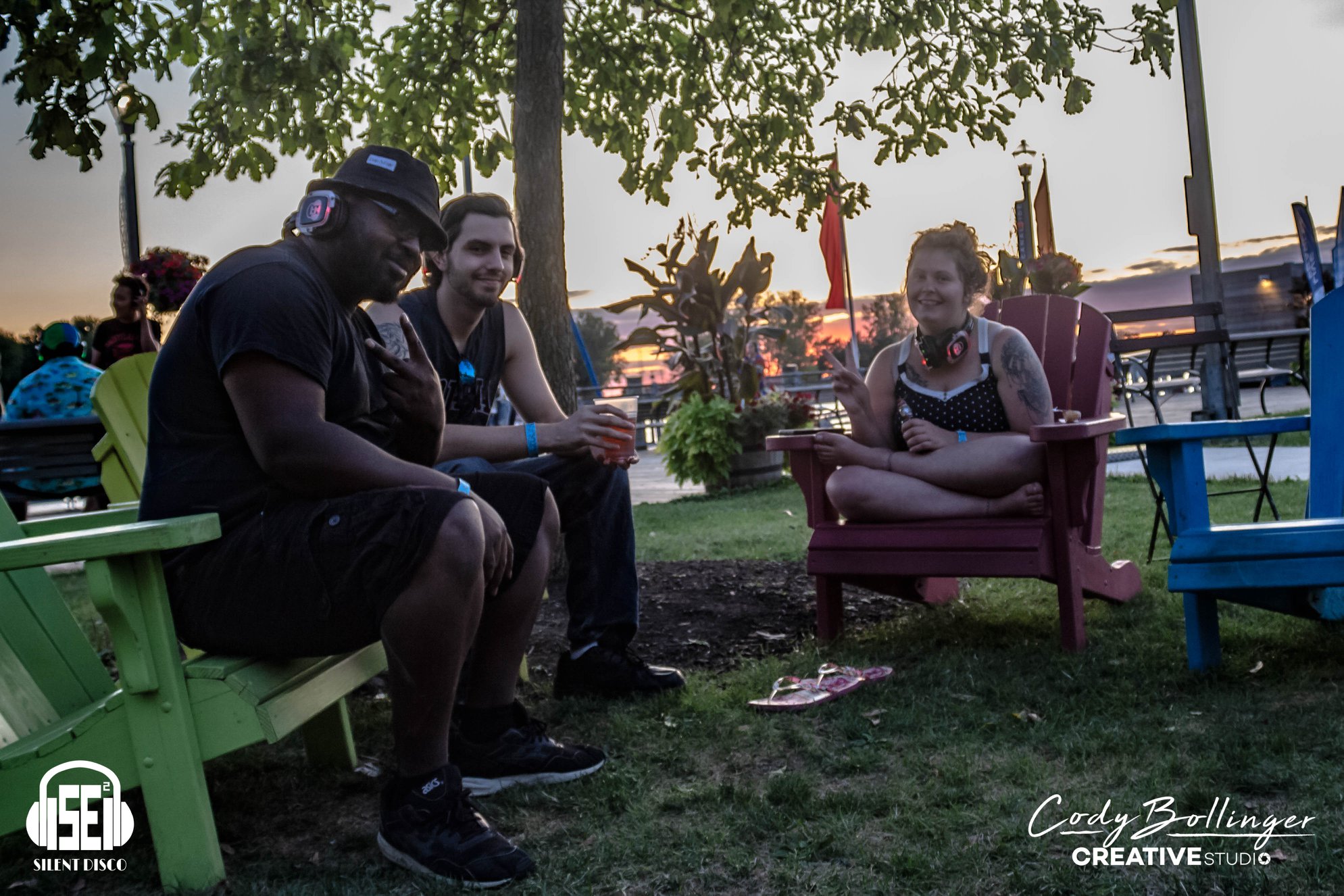 SE2 Silent Disco guests at Canalside in Buffalo.