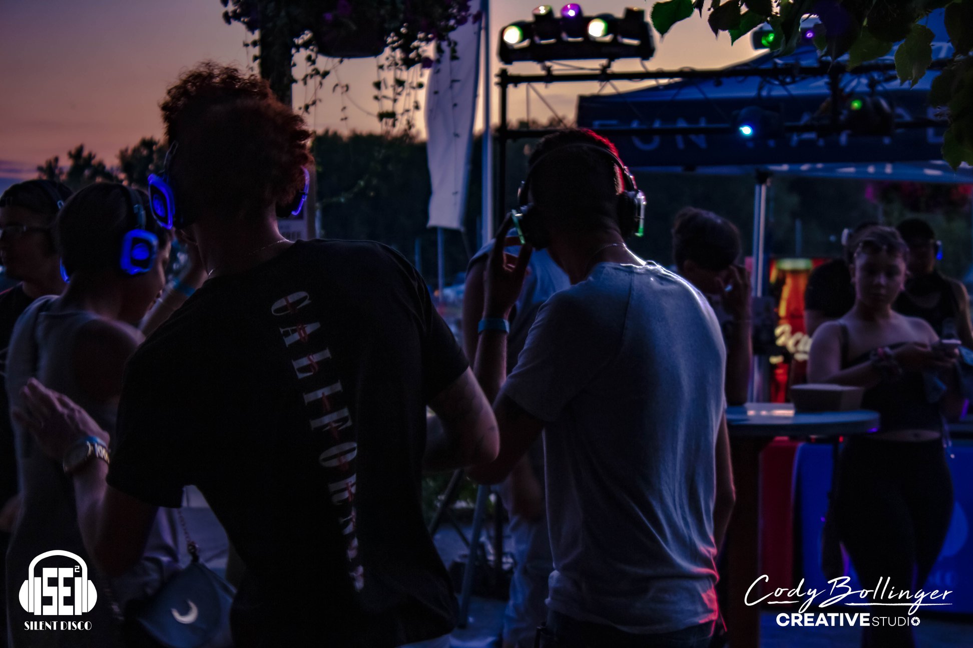 SE2 Silent Disco guests at Canalside in Buffalo.