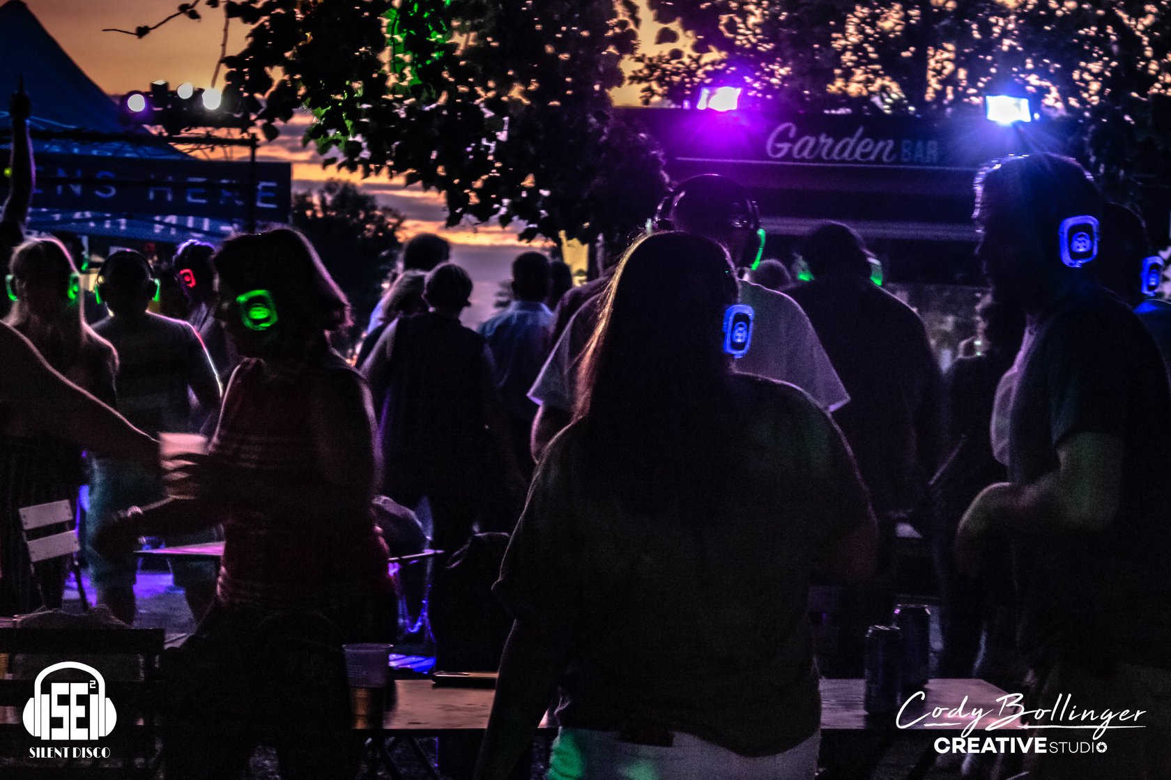 SE2 Silent Disco guests at Canalside in Buffalo.