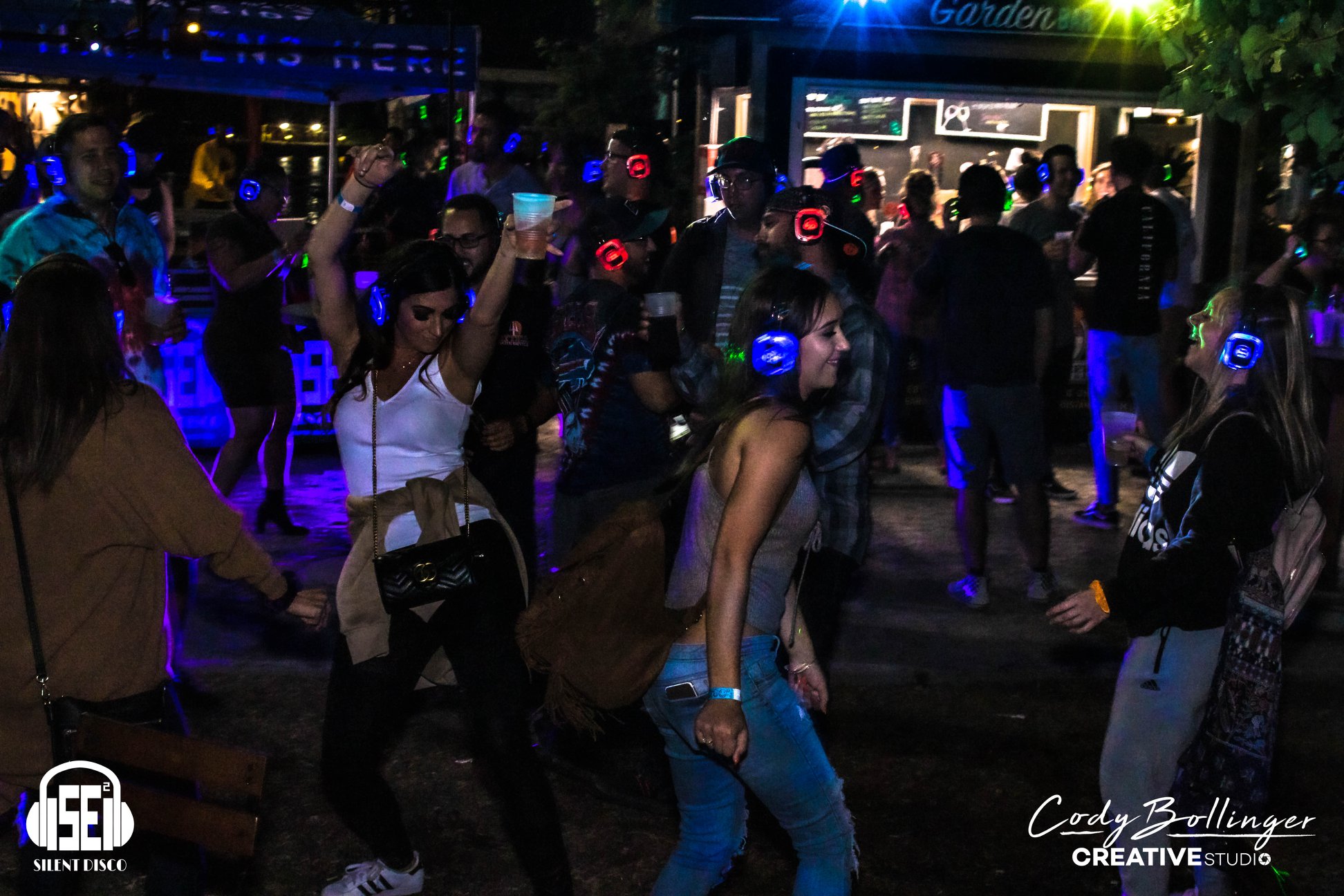 SE2 Silent Disco guests at Canalside in Buffalo.