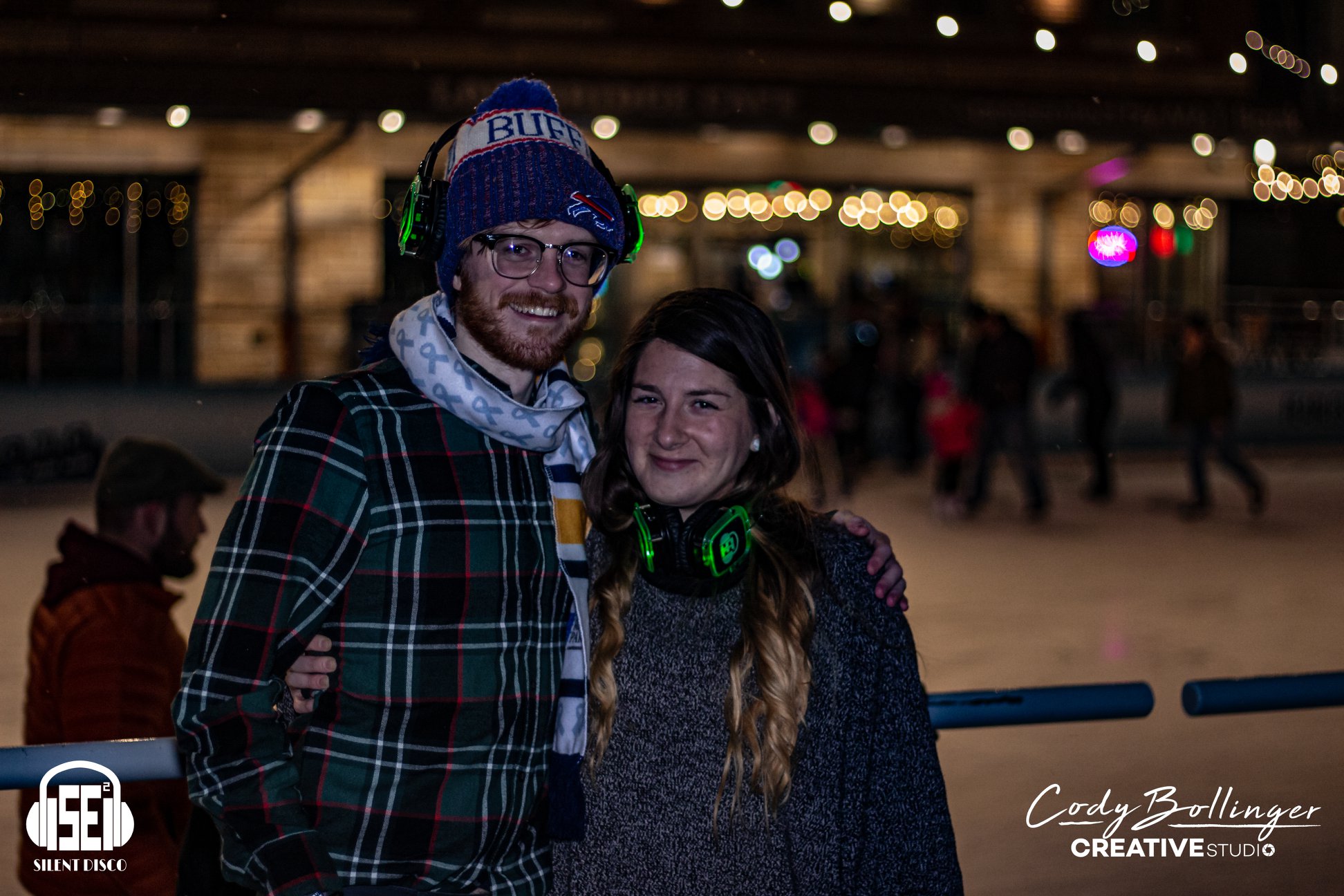 SE2 Silent Disco guests at Canalside in Buffalo.