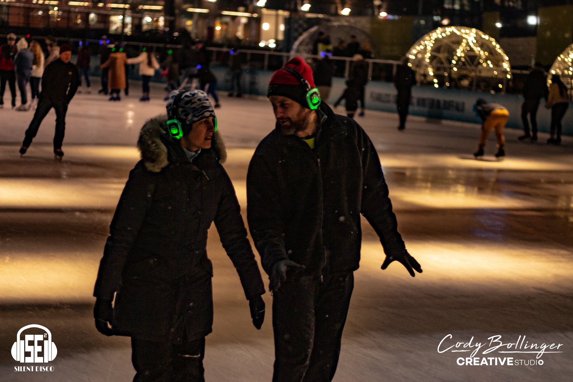 SE2 Silent Disco guests at Canalside in Buffalo.