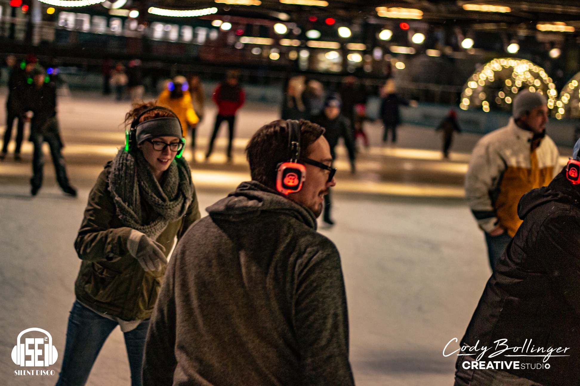 SE2 Silent Disco guests at Canalside in Buffalo.