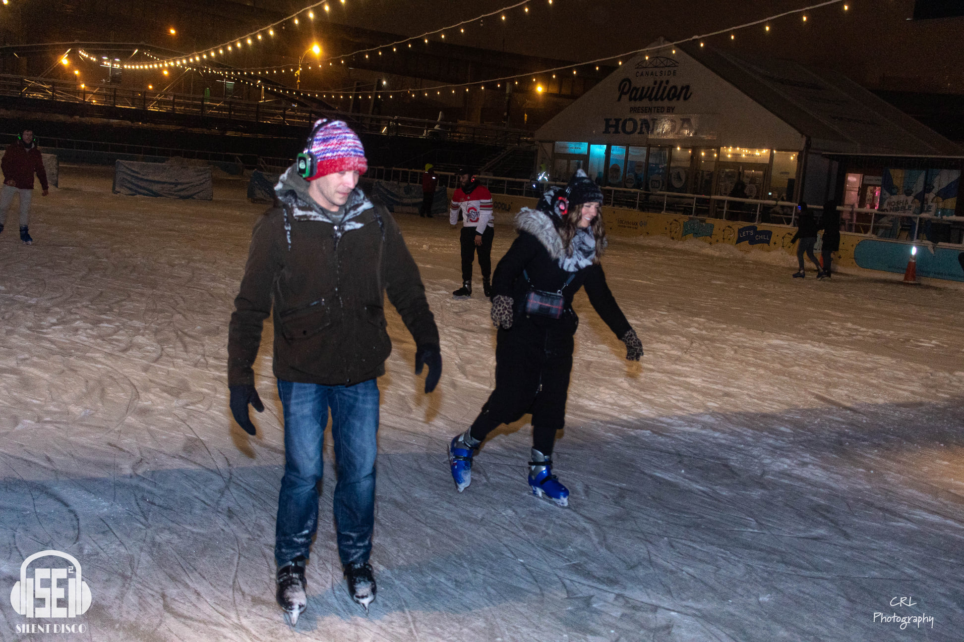 SE2 Silent Disco guests at Canalside in Buffalo.