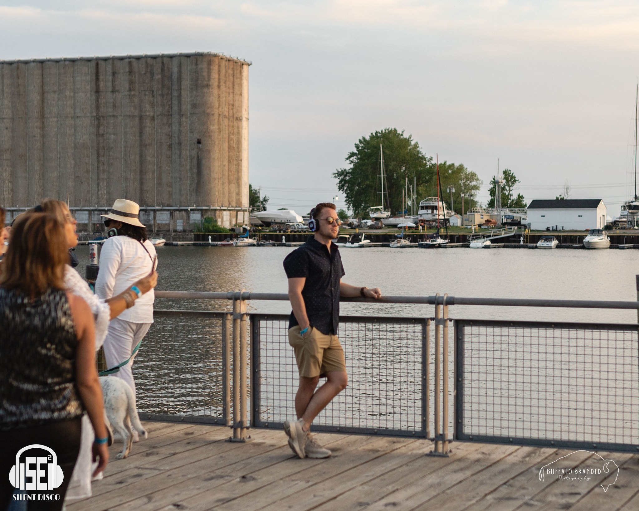 SE2 Silent Disco guests at Canalside in Buffalo.