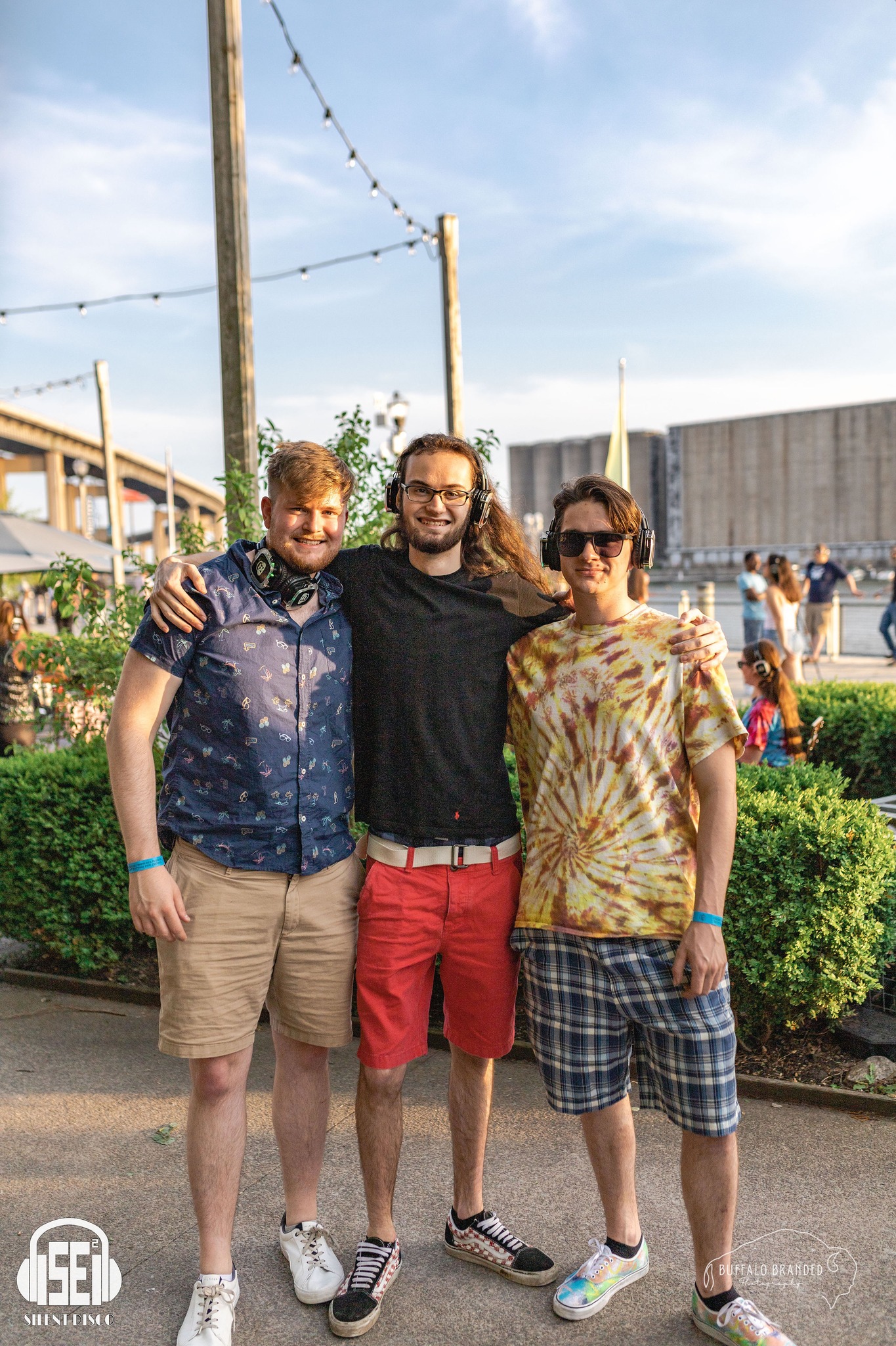 SE2 Silent Disco guests at Canalside in Buffalo.
