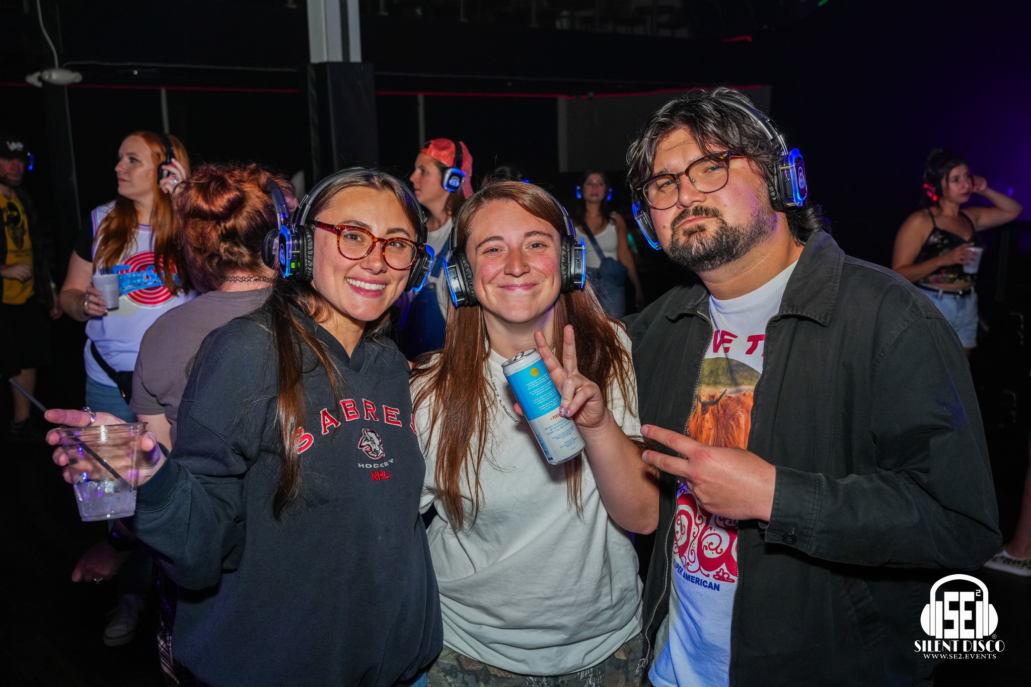 SE2 Silent Disco guests at Electric City in Buffalo.