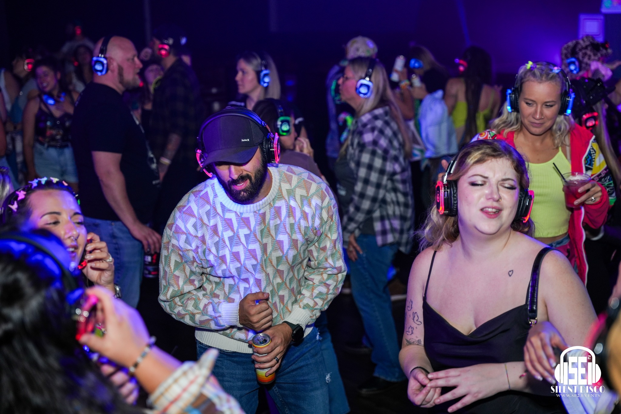 SE2 Silent Disco guests at Electric City in Buffalo.