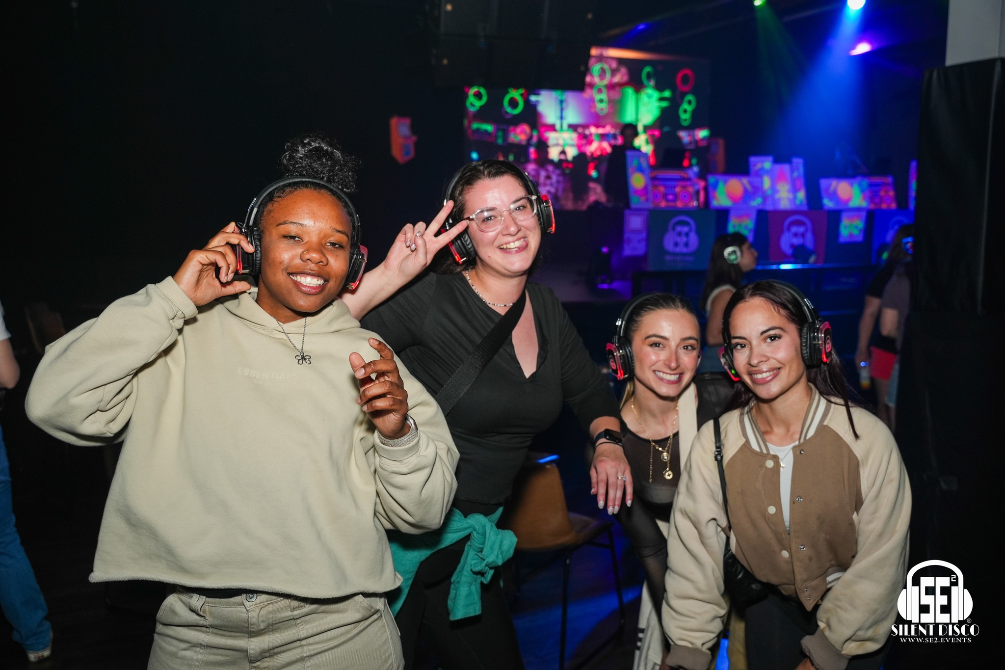 SE2 Silent Disco guests at Electric City in Buffalo.