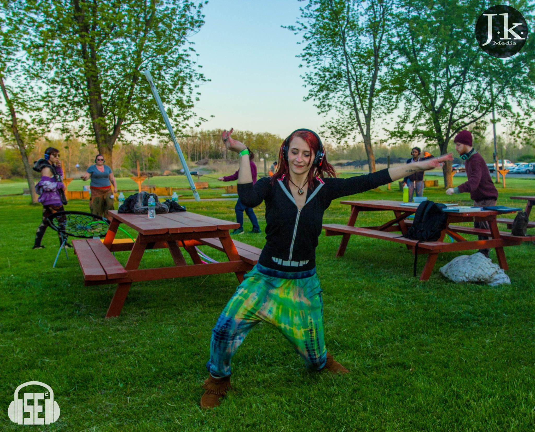 SE2 Silent Disco festival event photo from Electronic BBQ Silent Disco Park Series - 5/19/2016.