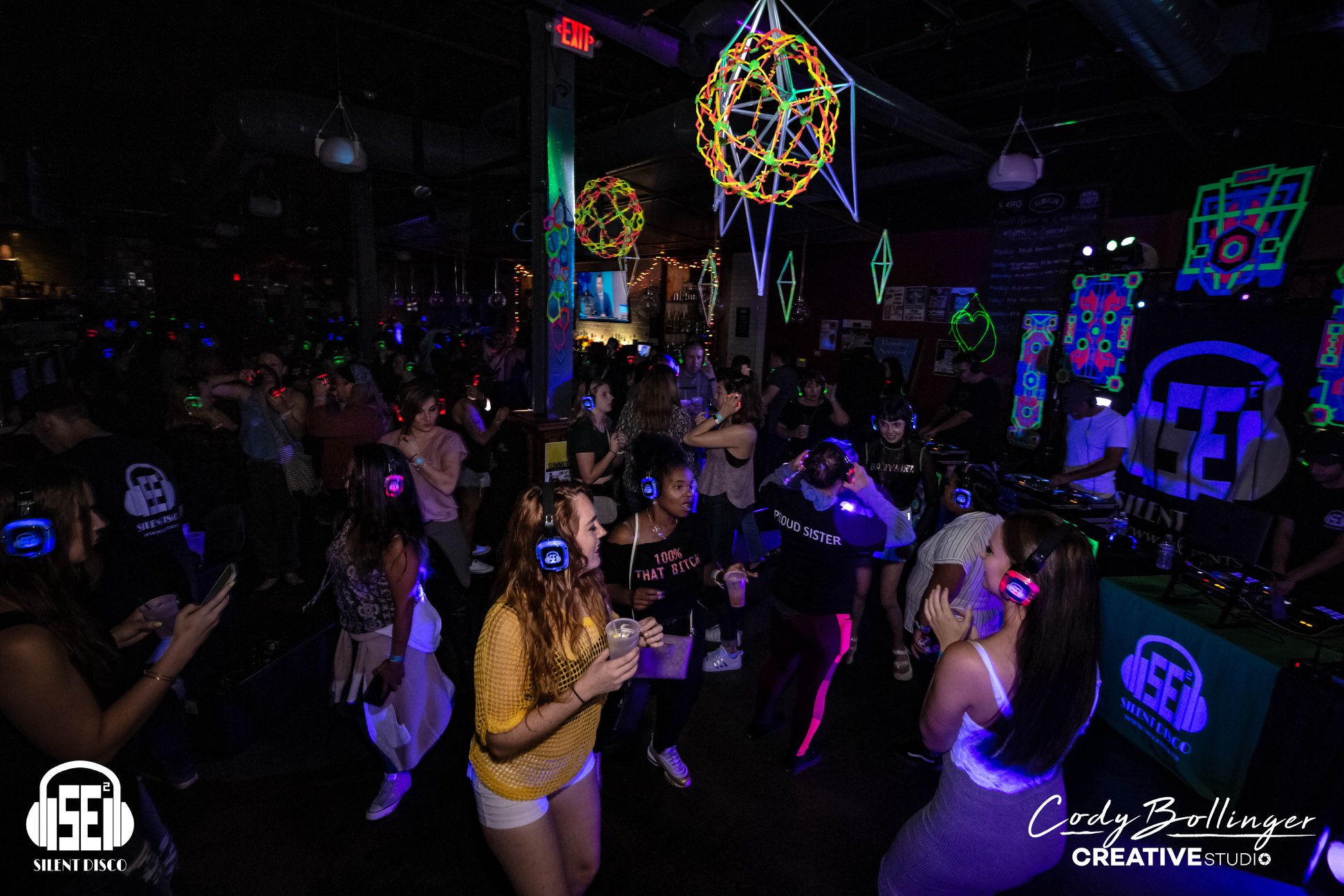 SE2 Silent Disco guests at Expo Market in Buffalo.