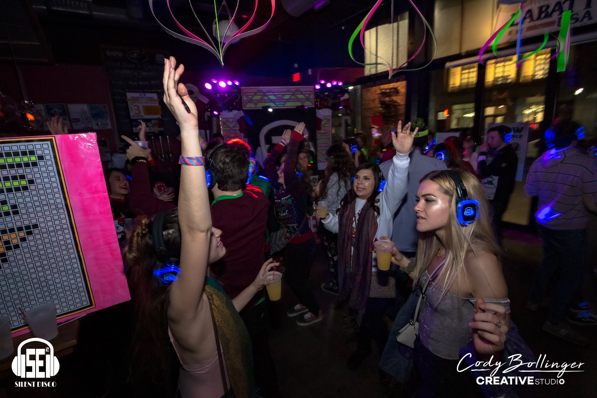 SE2 Silent Disco guests at Expo Market in Buffalo.