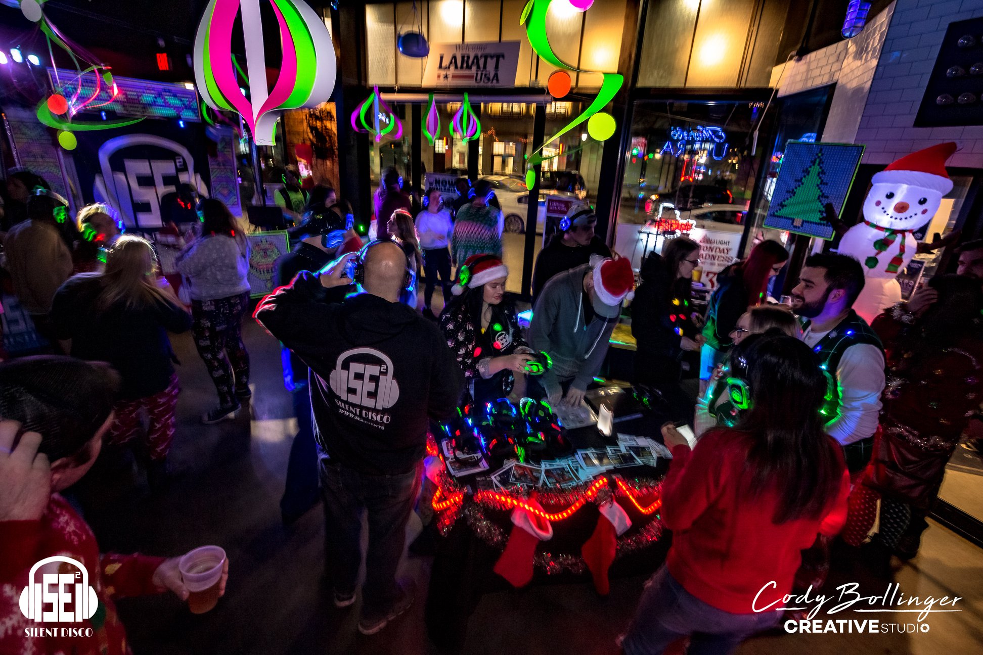 SE2 Silent Disco guests at Expo Market in Buffalo.