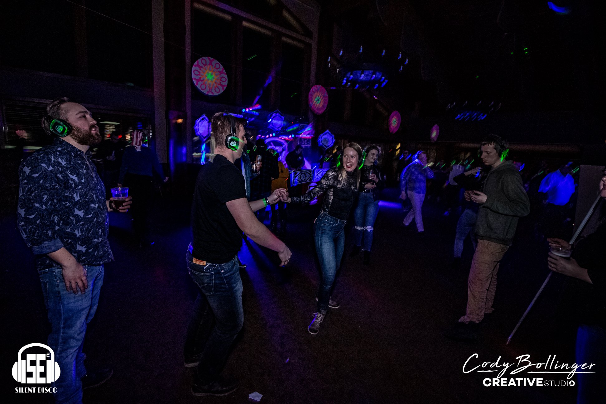 SE2 Silent Disco guests at Holiday Valley in Ellicottville.