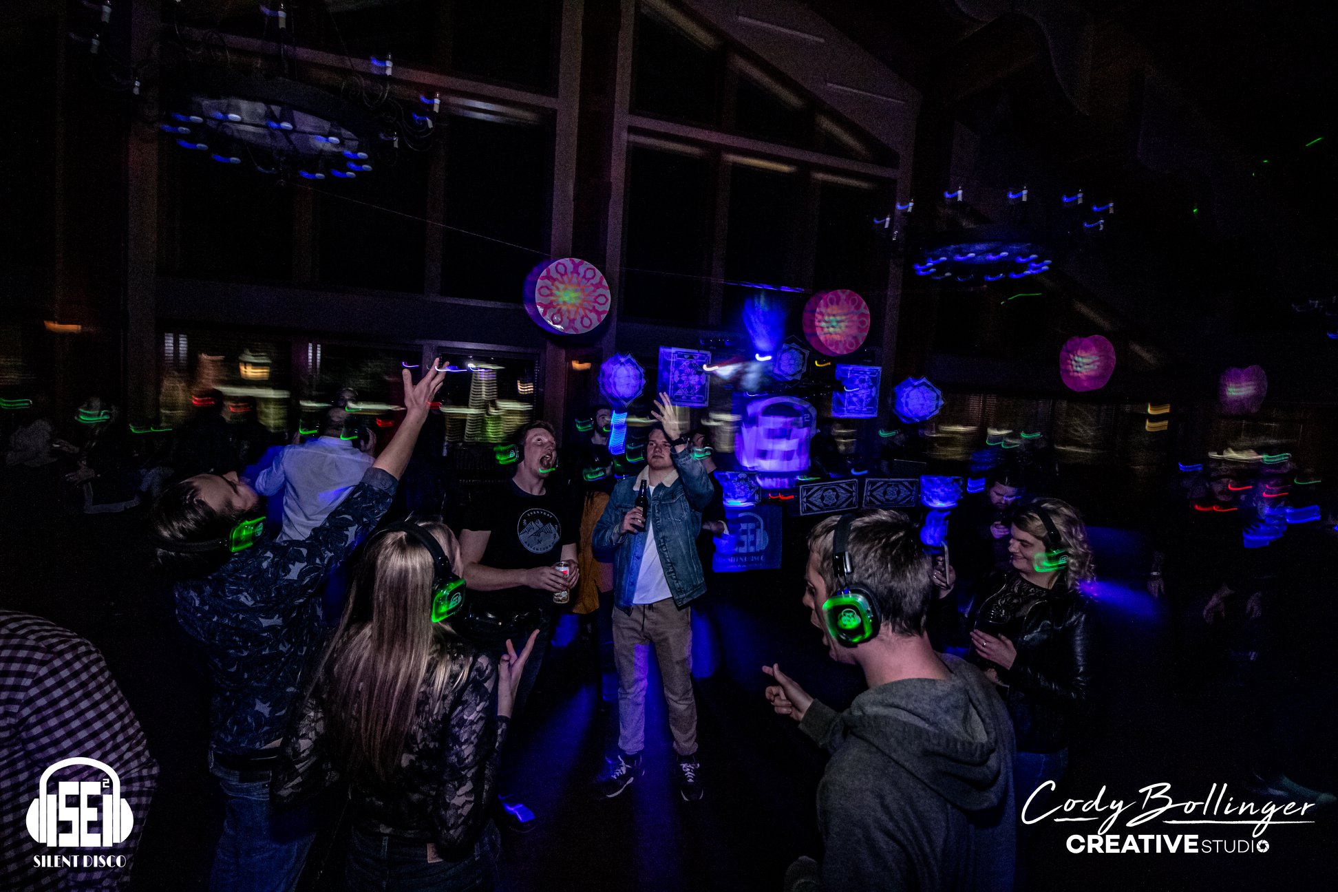 SE2 Silent Disco guests at Holiday Valley in Ellicottville.
