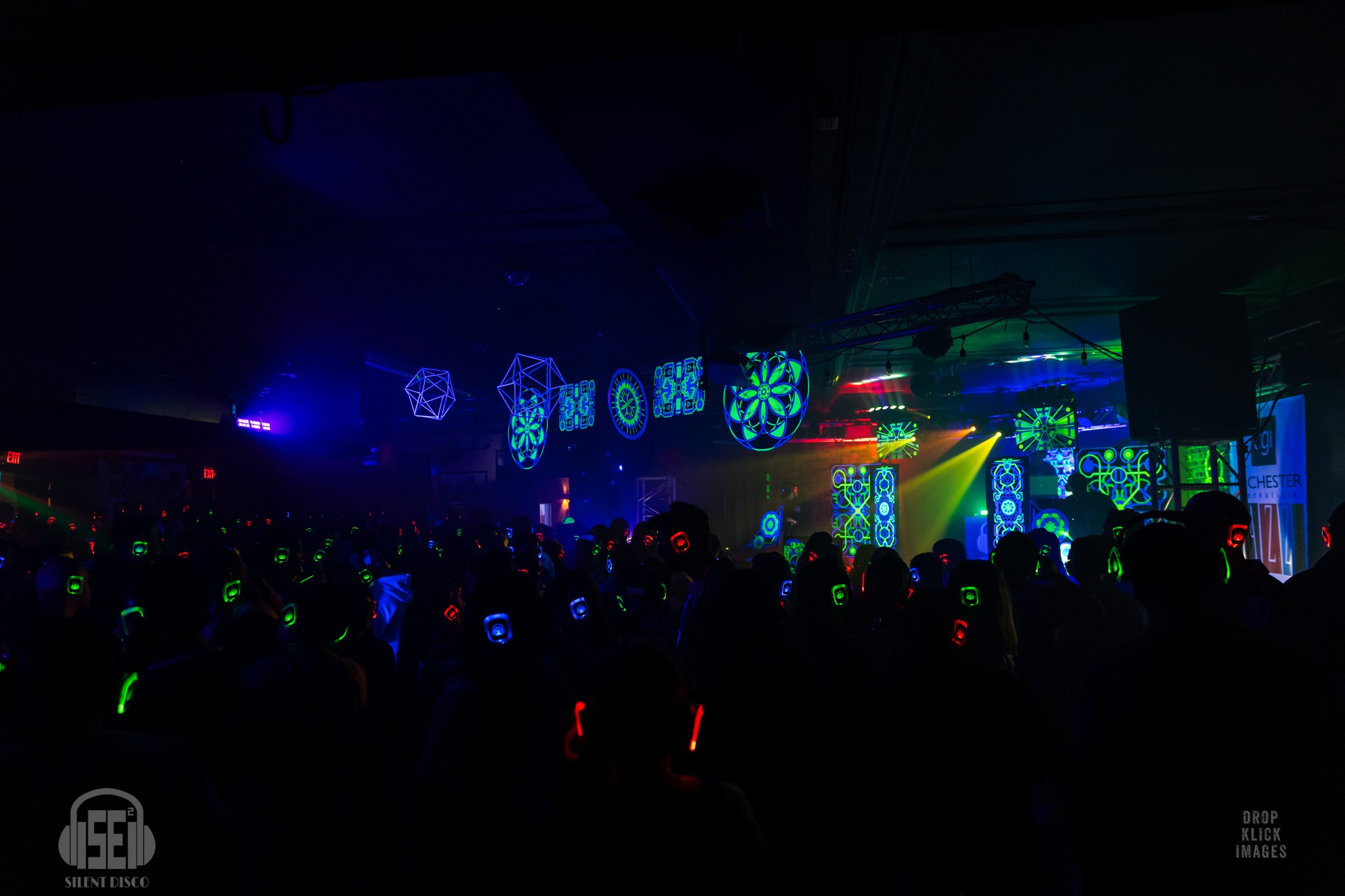 SE2 Silent Disco guests at Montage Music Hall in Rochester.