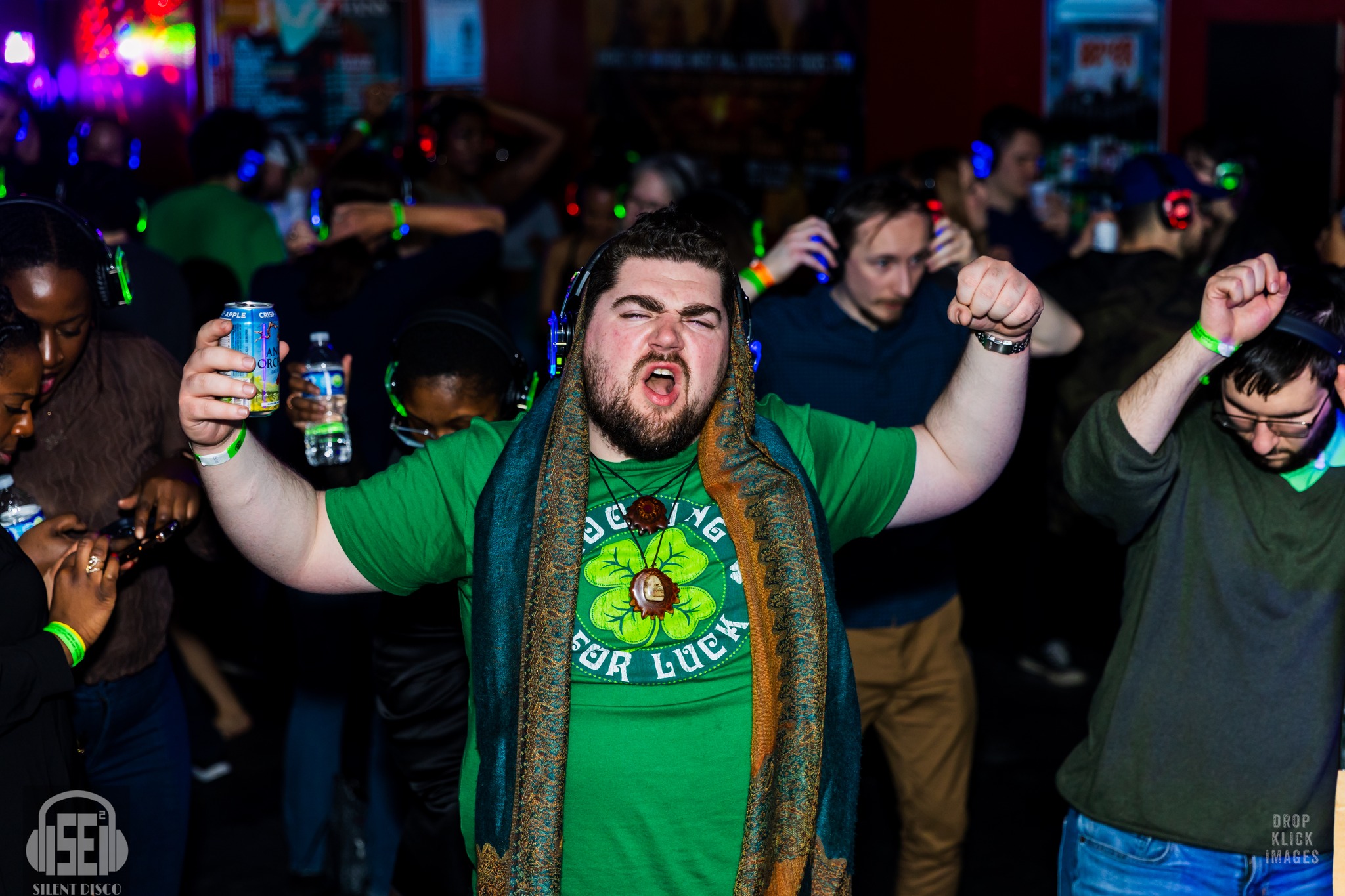 SE2 Silent Disco guests at Montage Music Hall in Rochester.