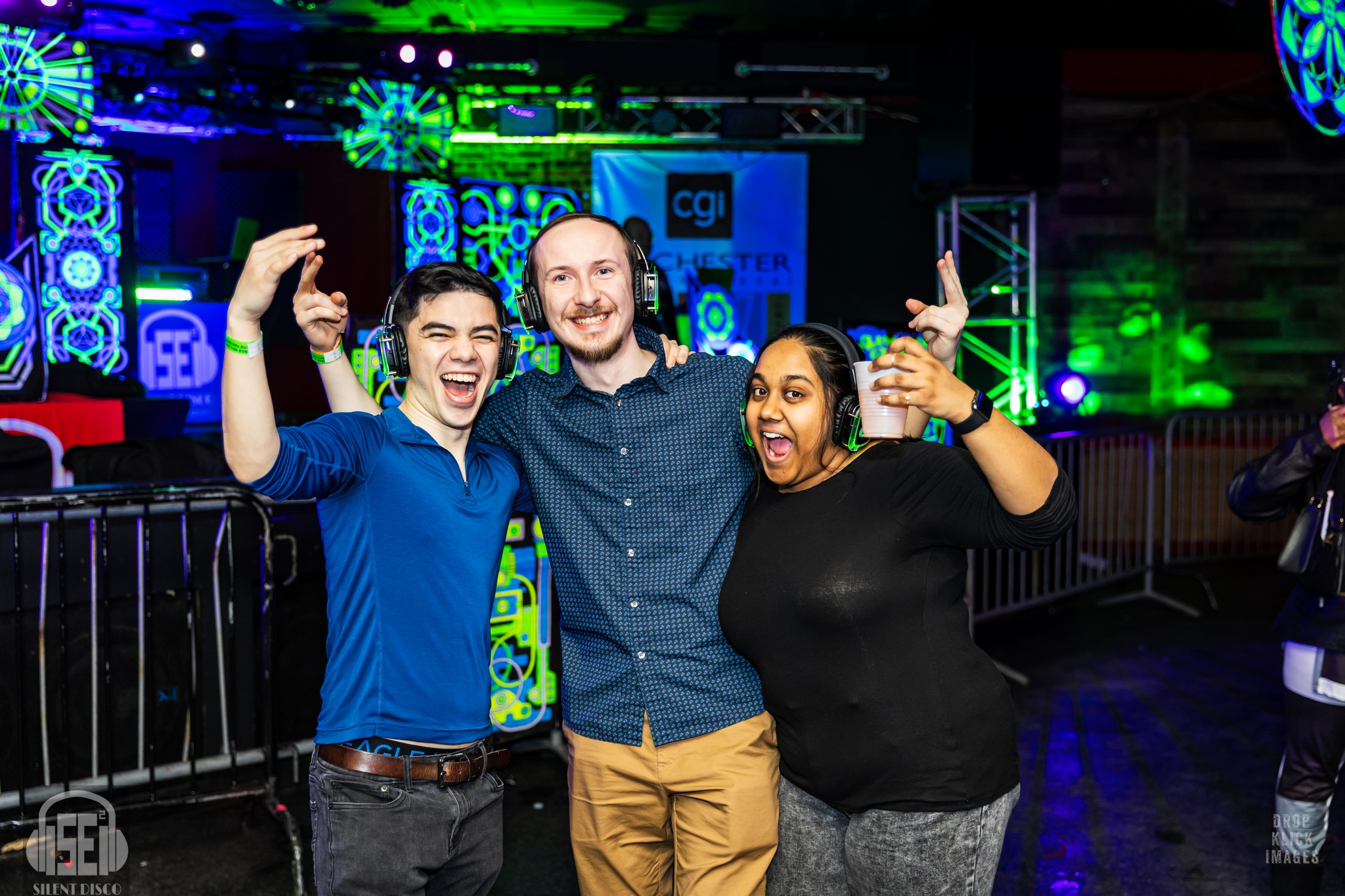 SE2 Silent Disco guests at Montage Music Hall in Rochester.