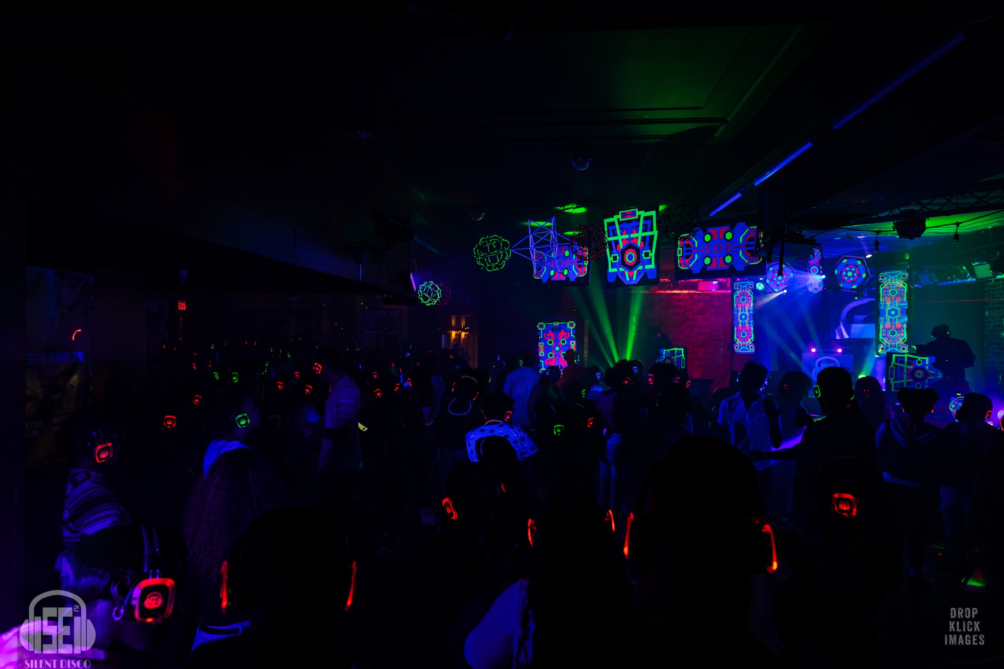 SE2 Silent Disco guests at Montage Music Hall in Rochester.