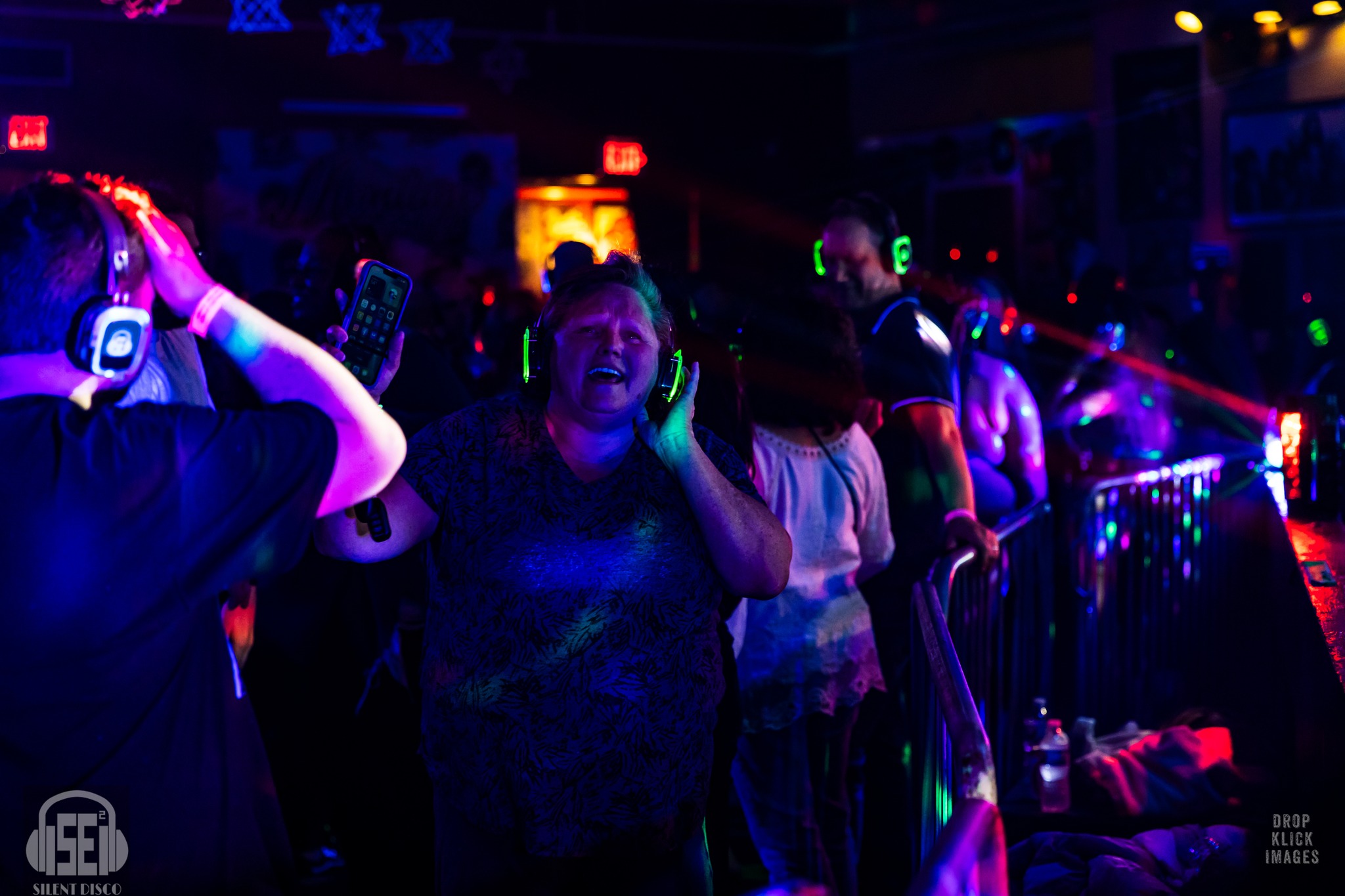 SE2 Silent Disco guests at Montage Music Hall in Rochester.