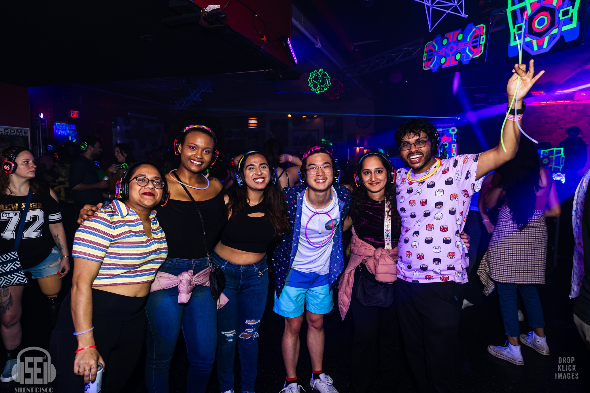 SE2 Silent Disco guests at Montage Music Hall in Rochester.