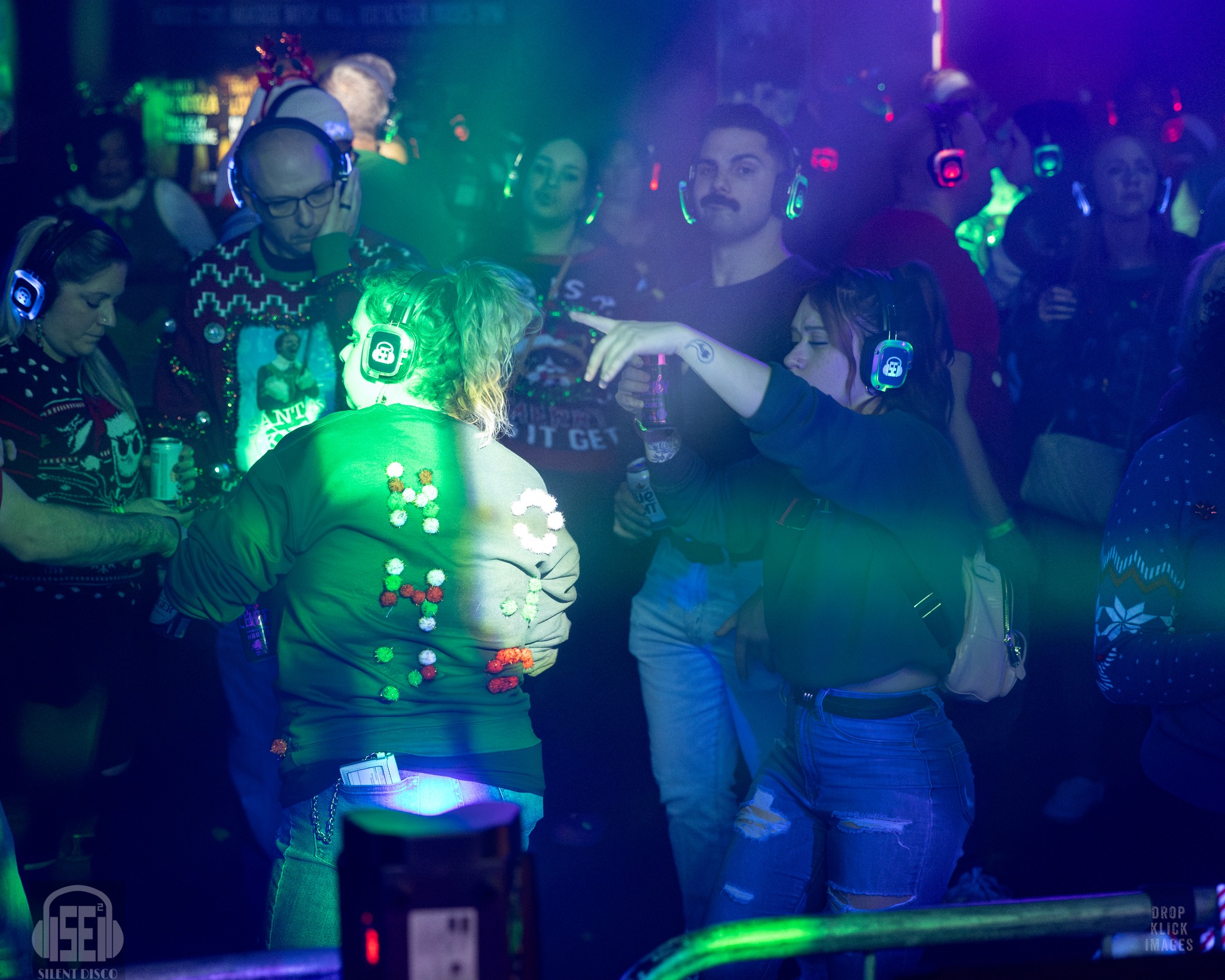 SE2 Silent Disco guests at Montage Music Hall in Rochester.